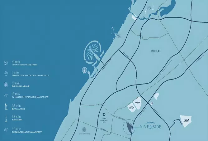 image of Damac Riverside Phase 2 By Damac by Damac Properties, Dubai,Dubai Investment Park (DIP),Dubai Investment Park 2 (DIP 2),Damac Riverside,Riverside Views,Marine 2 — [3]