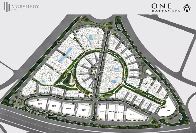 صورة لمشروع وان قطامية من تطوير مجموعة المرشدى في القاهرة, مدينة القاهرة الجديدة, القطامية, كمبوندات القطامية, وان قطامية - [3]