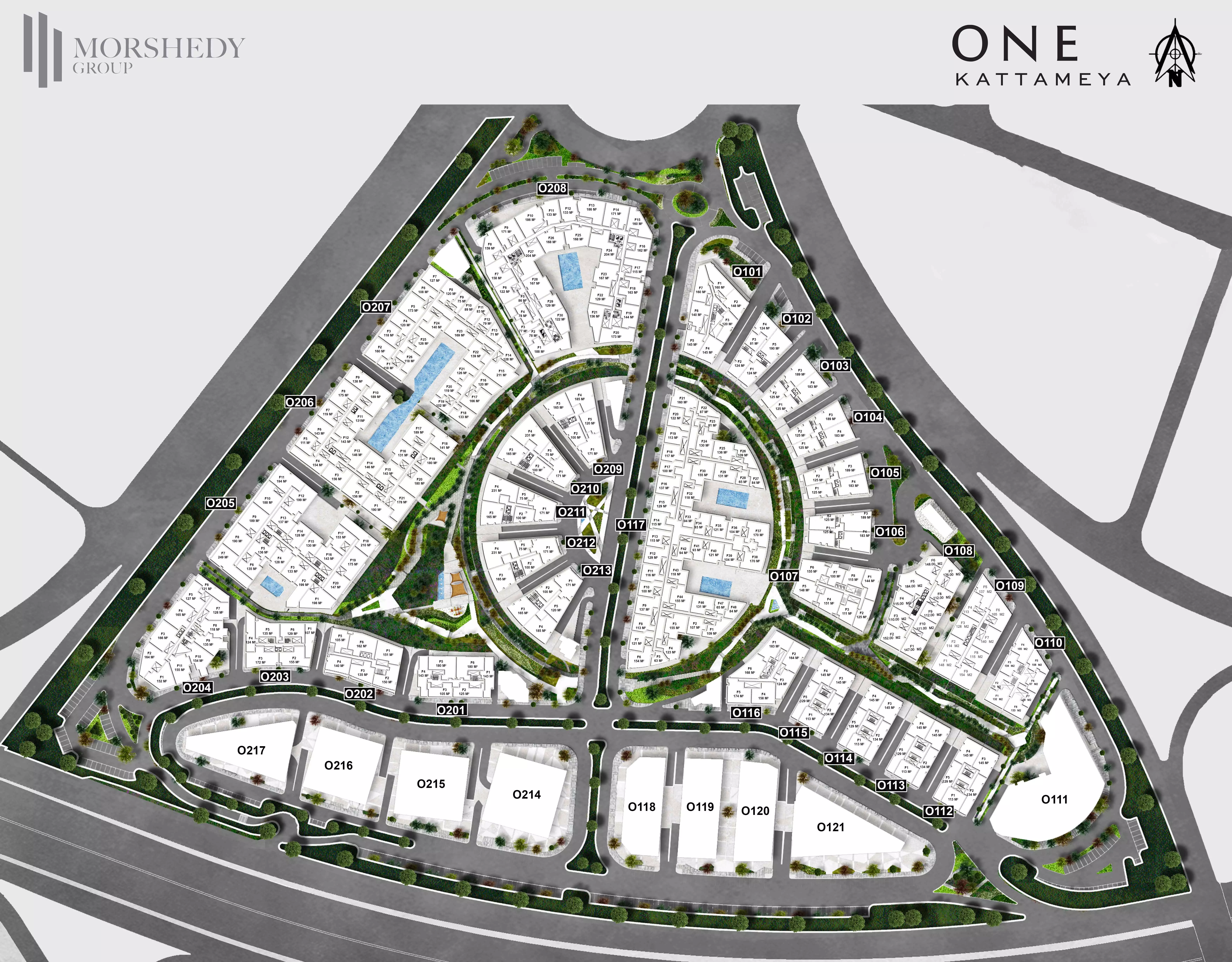 صورة لمشروع وان قطامية من تطوير مجموعة المرشدى في القاهرة, مدينة القاهرة الجديدة, القطامية, كمبوندات القطامية, وان قطامية - [1]