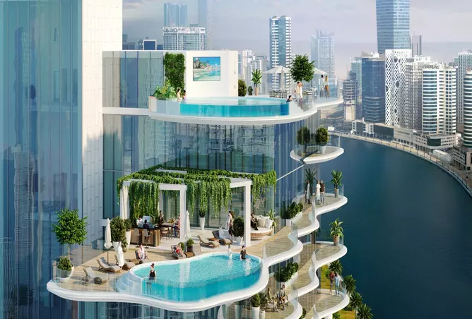 image of ChicÂ Tower by Damac Properties, Dubai,Business Bay,Chic Tower — [1]