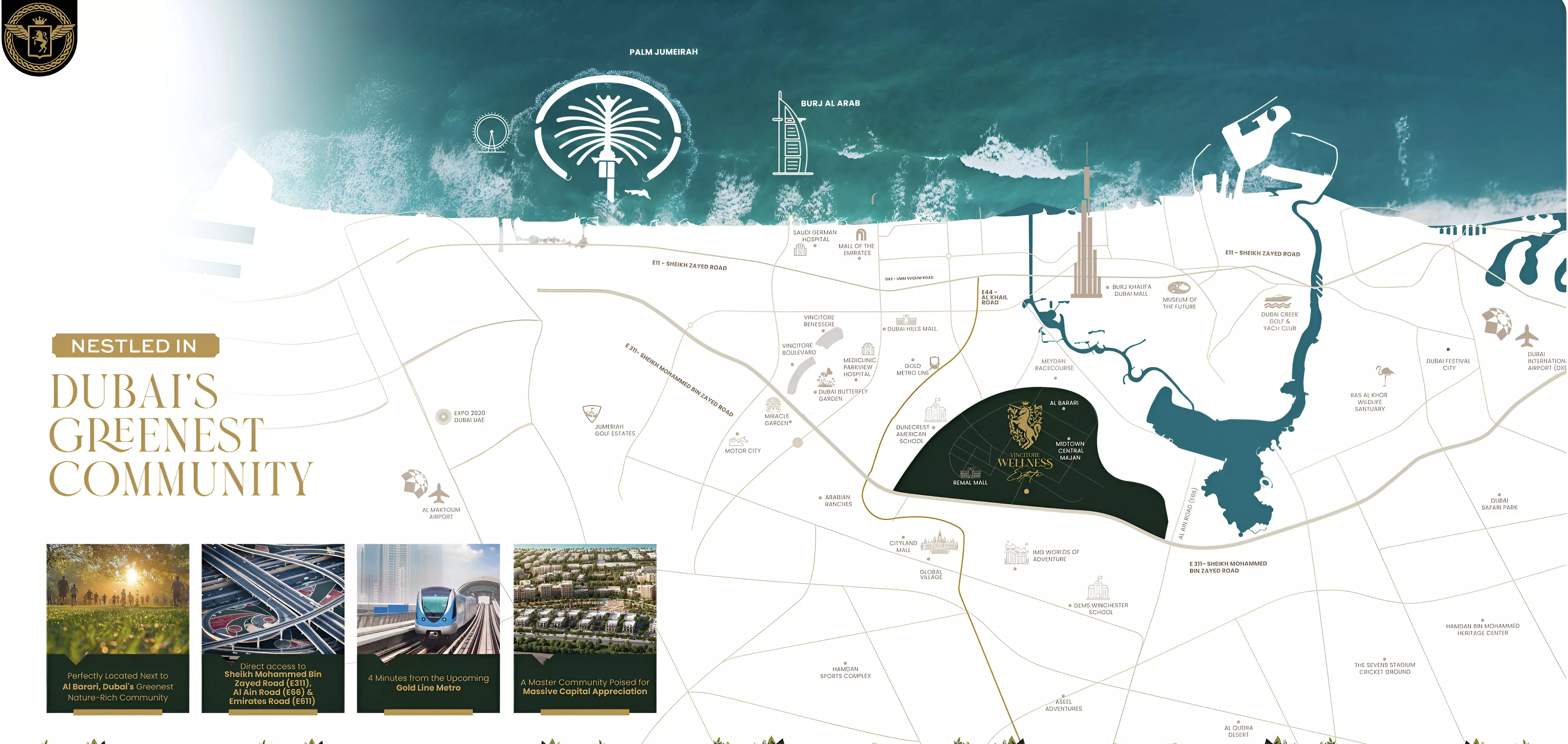 صورة لمشروع فينسيتور ويلنس إستيت من تطوير مجموعة فينسيتور في دبي, دبي لاند, مجان, فينشيـتوري ويلنـس إستيت - [1]