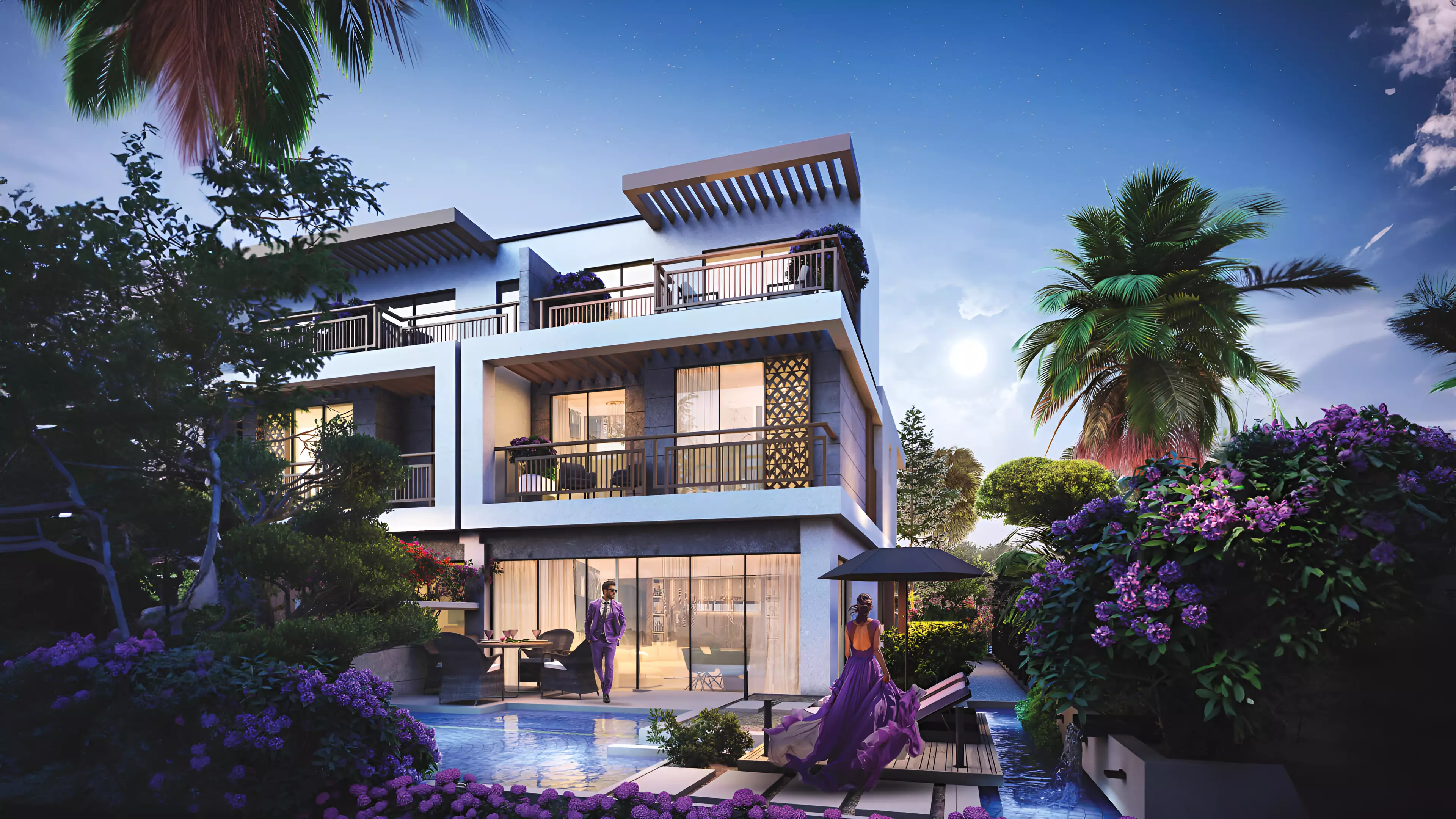 Violet 4 Phase 2 By Damac Properties - off-plan townhouse by Damac Properties in Violet 4