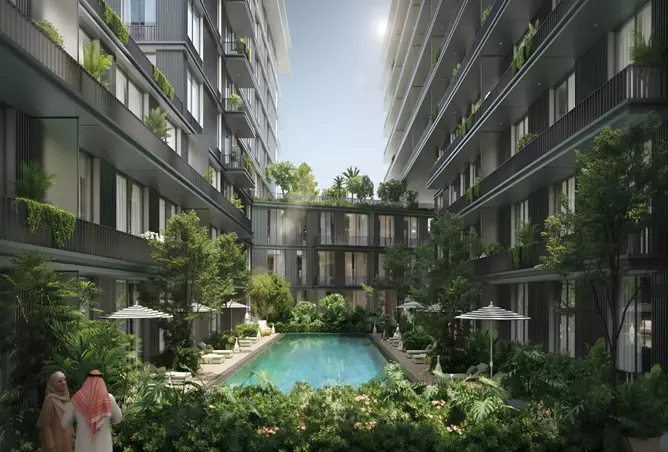 صورة لمشروع بالاس ريزيدنسز الممشى من تطوير مجموعة ألف العقارية في الشارقة - [2]