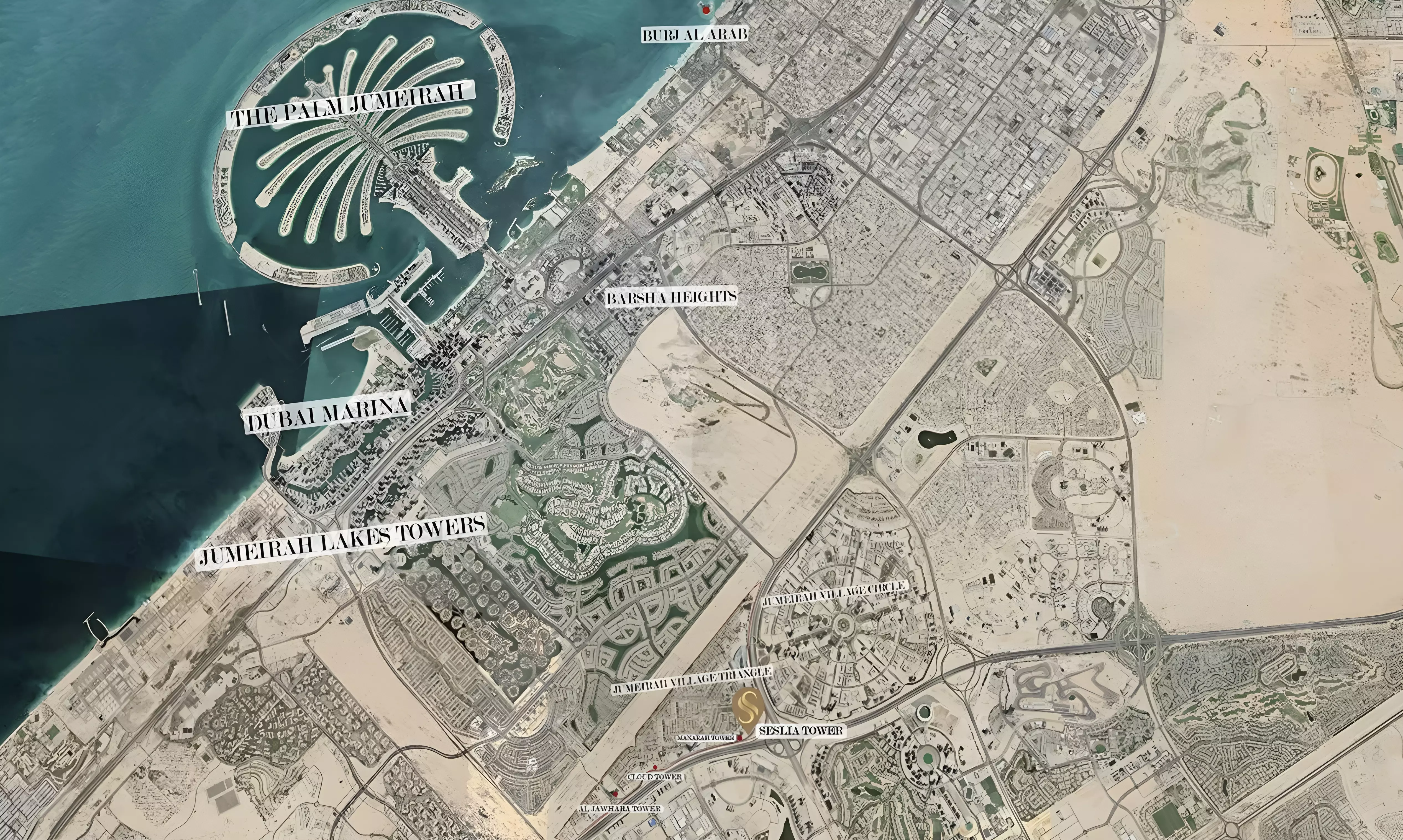 صورة لمشروع سيسيليا تاور من تطوير تايغر جروب في دبي, مثلث قرية جميرا, برج سيسليا - [1]