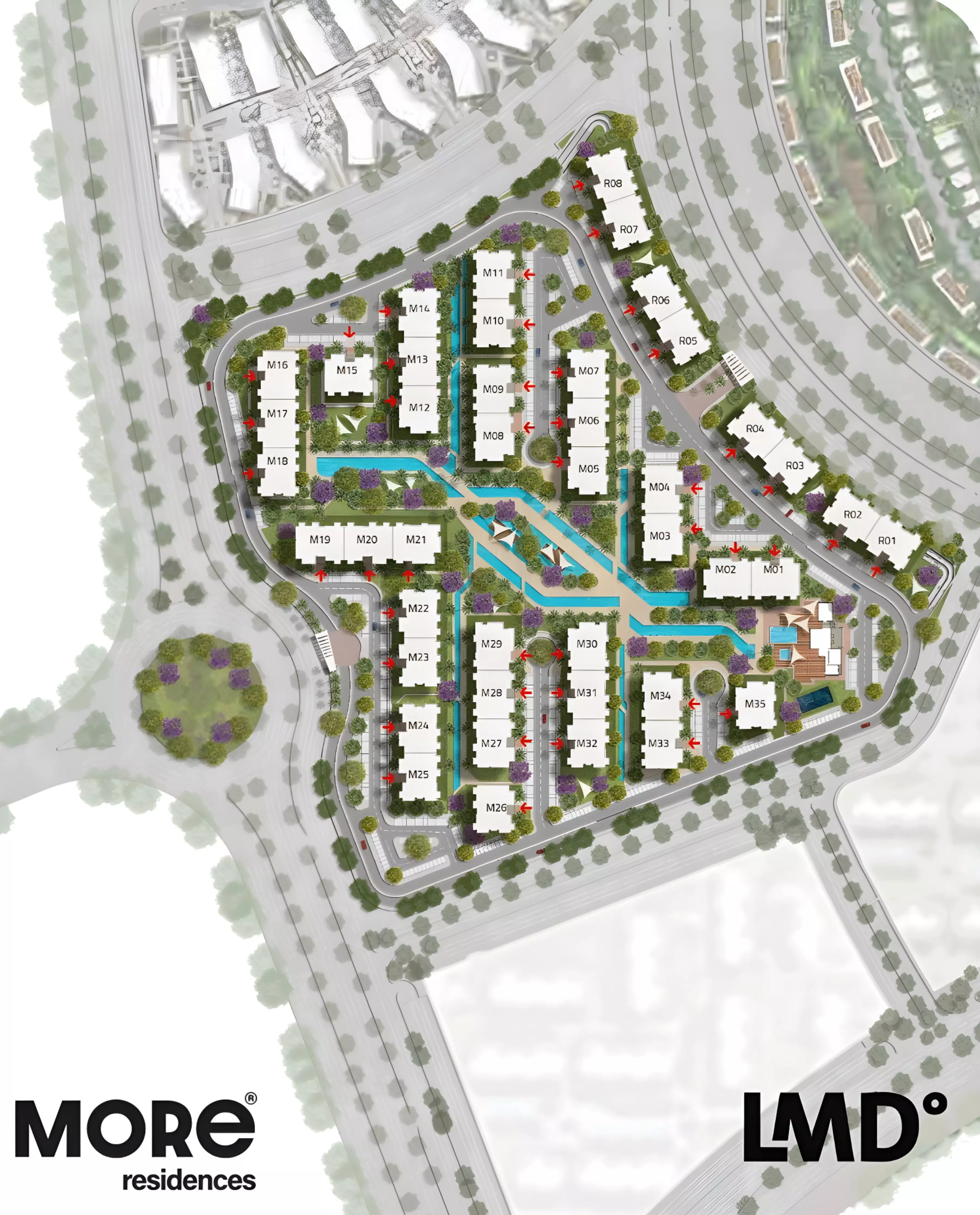 عرض المخطط الرئيسي للمشروع