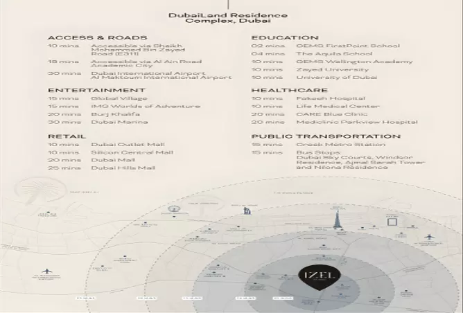 image of Izel by Zoya by Zoya Developments, Dubai,Dubai Land Residence Complex,Izel by Zoya — [3]