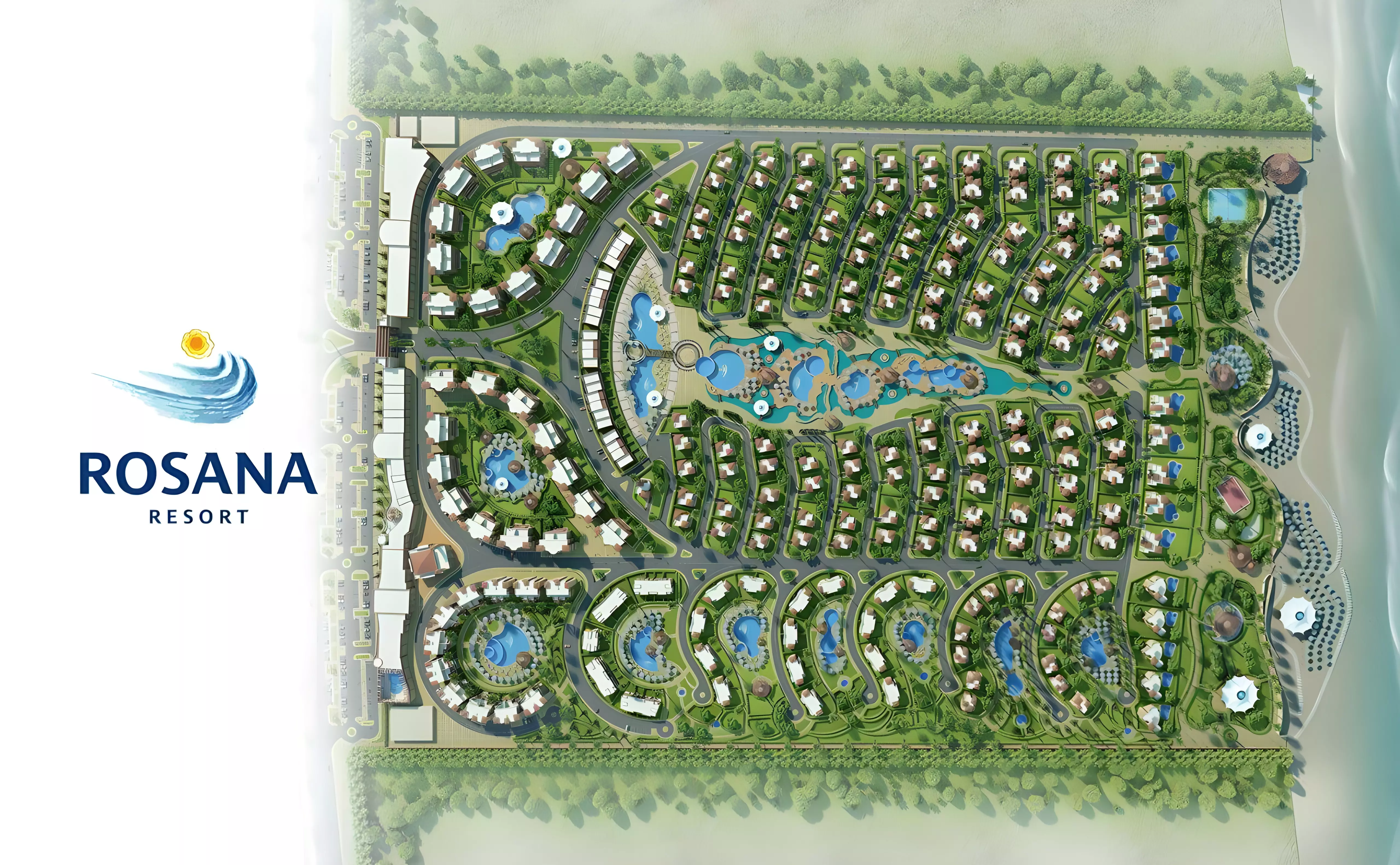 صورة لمشروع روزانا ريزورت من تطوير El Omran Developments company في الساحل الشمالي, قسم برج العرب, روزانا - [1]