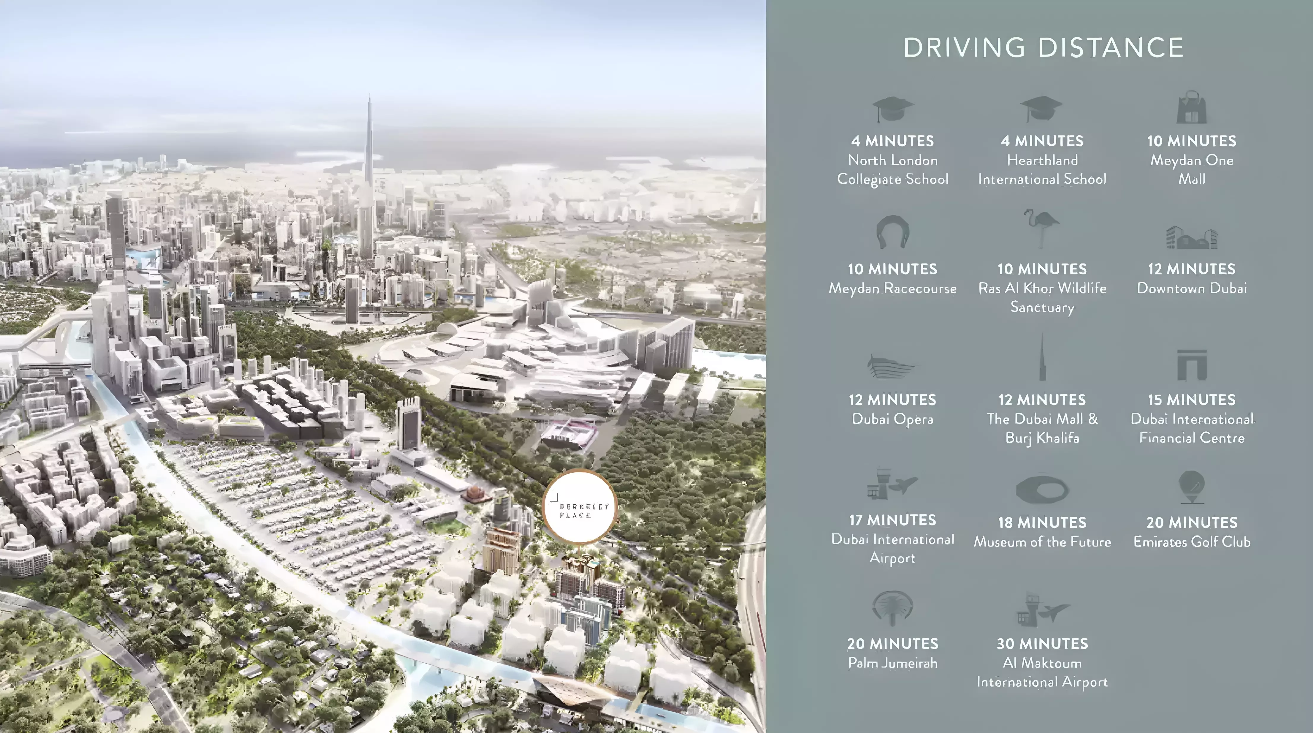 image of Berkeley Place by Ellington, Dubai, Mohammed Bin Rashid City, Sobha Hartland, Berkeley Place — [1]