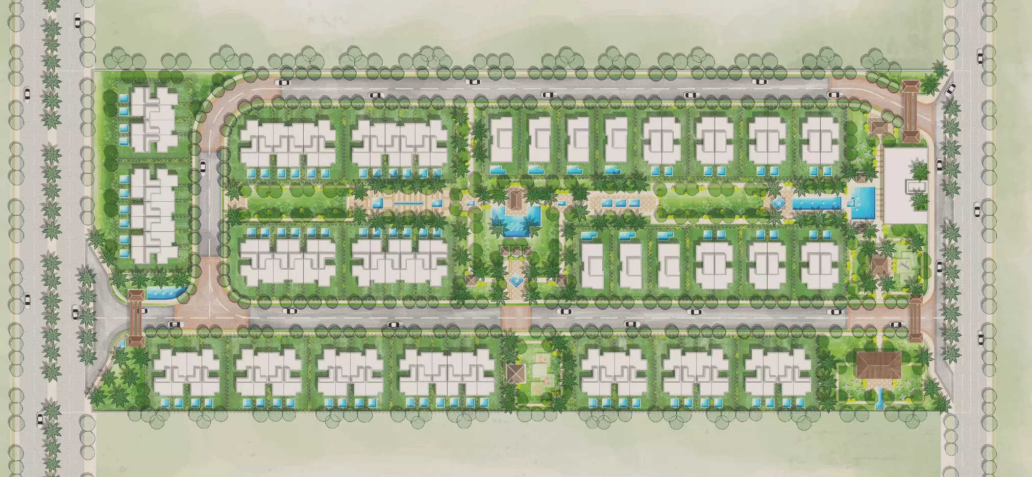 عرض المخطط الرئيسي للمشروع