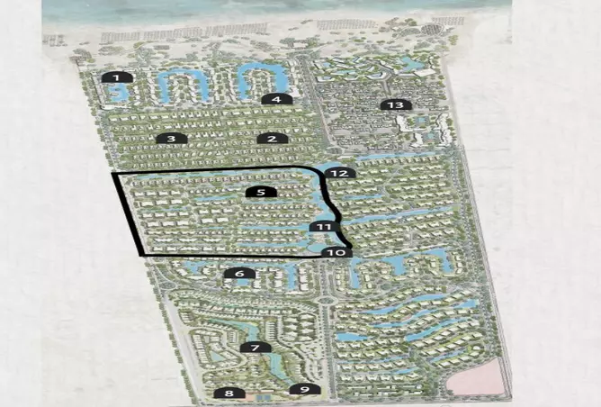 image of Waterfall Village - The med by people & places developments, North Coast,Ras Al Hekma,The Med — [3]