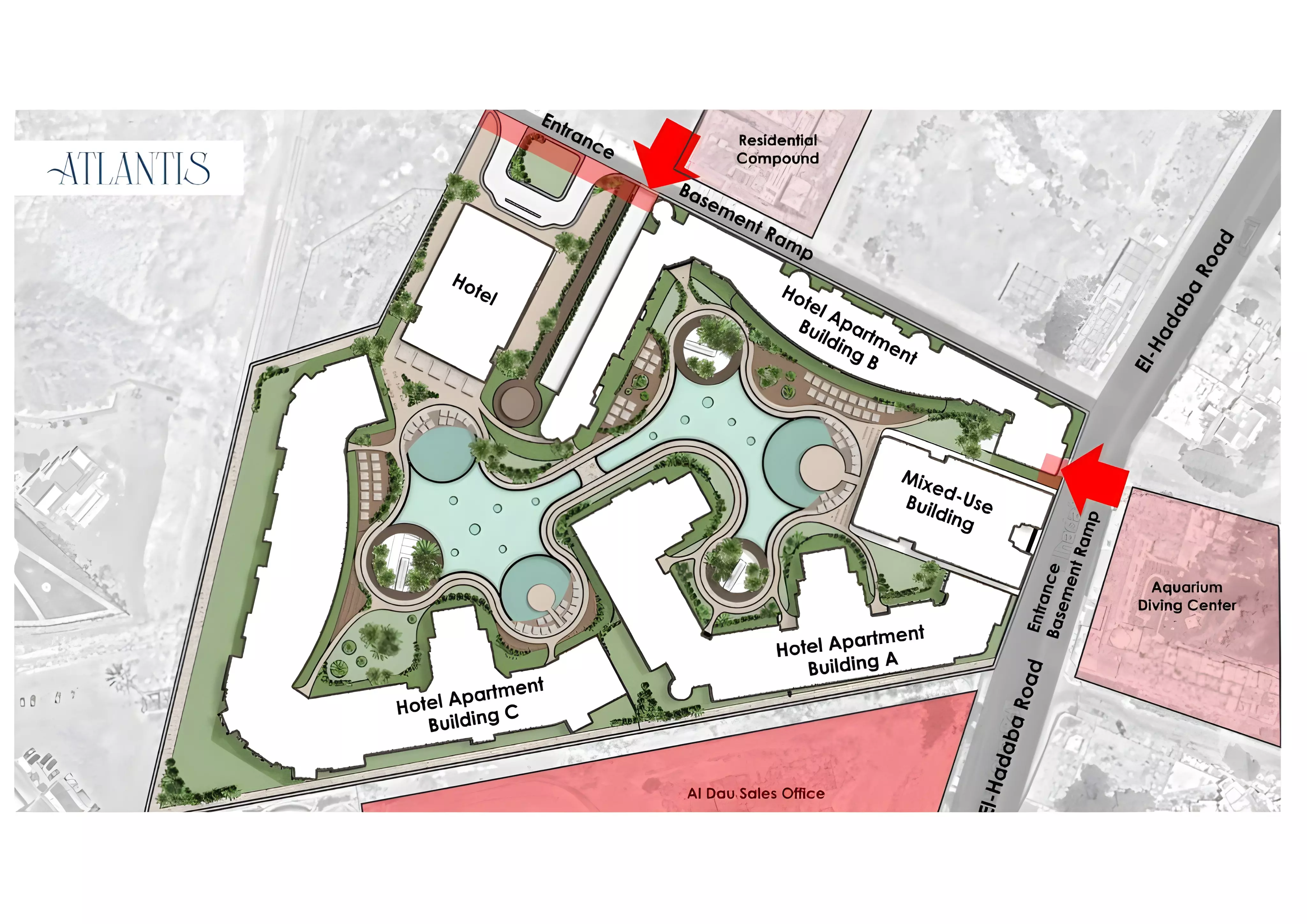 عرض المخطط الرئيسي للمشروع