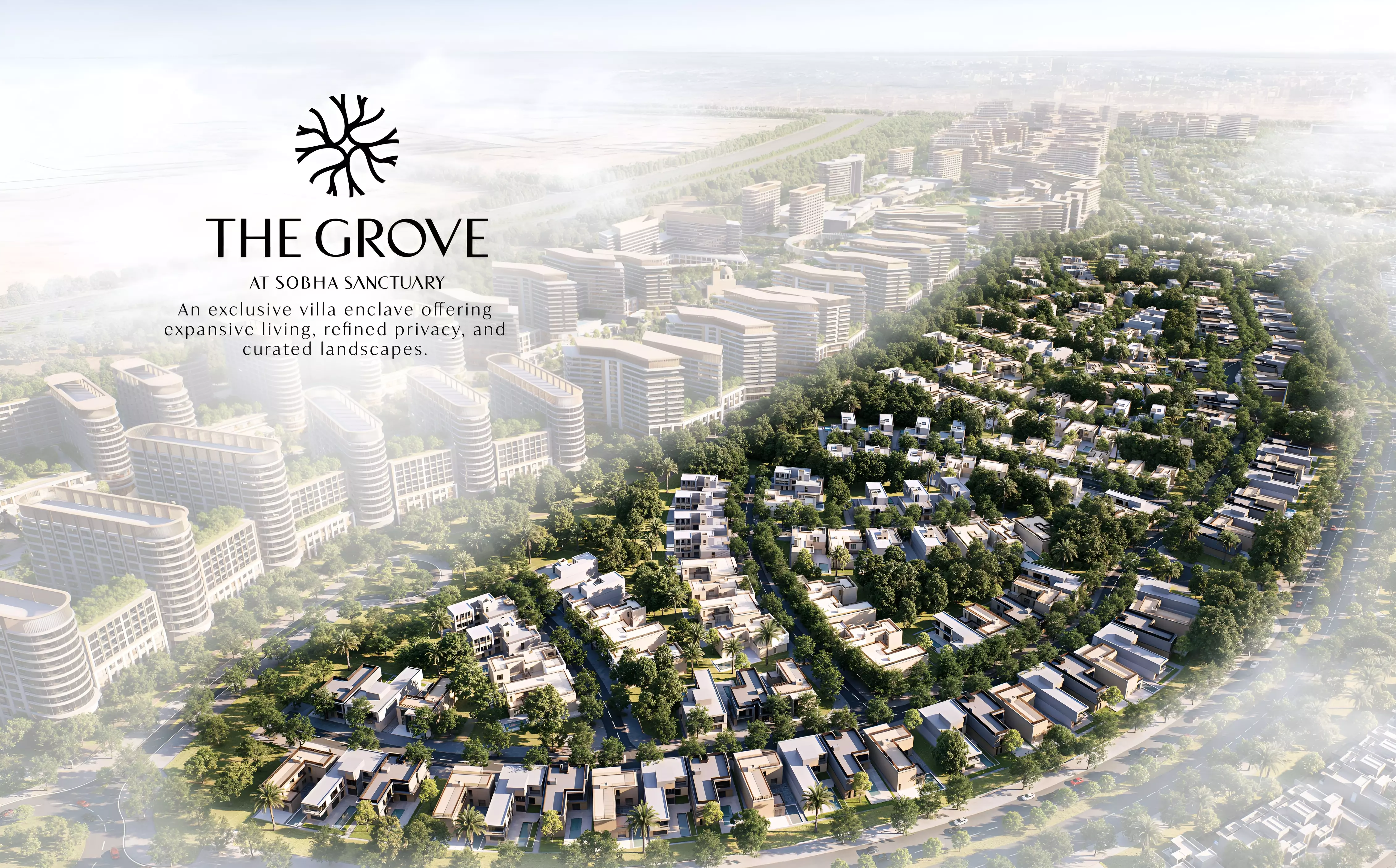 image of The Grove at Sobha Sanctuary by Sobha Realty, Dubai, Dubai Land — [1]