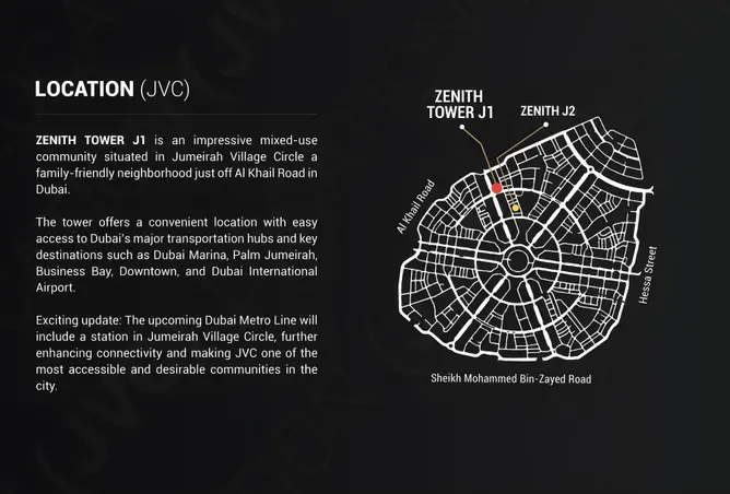 image of Zenith J1 by Zenith Developers, Dubai,Jumeirah Village Circle,District 10,Zenith Tower J1 — [3]