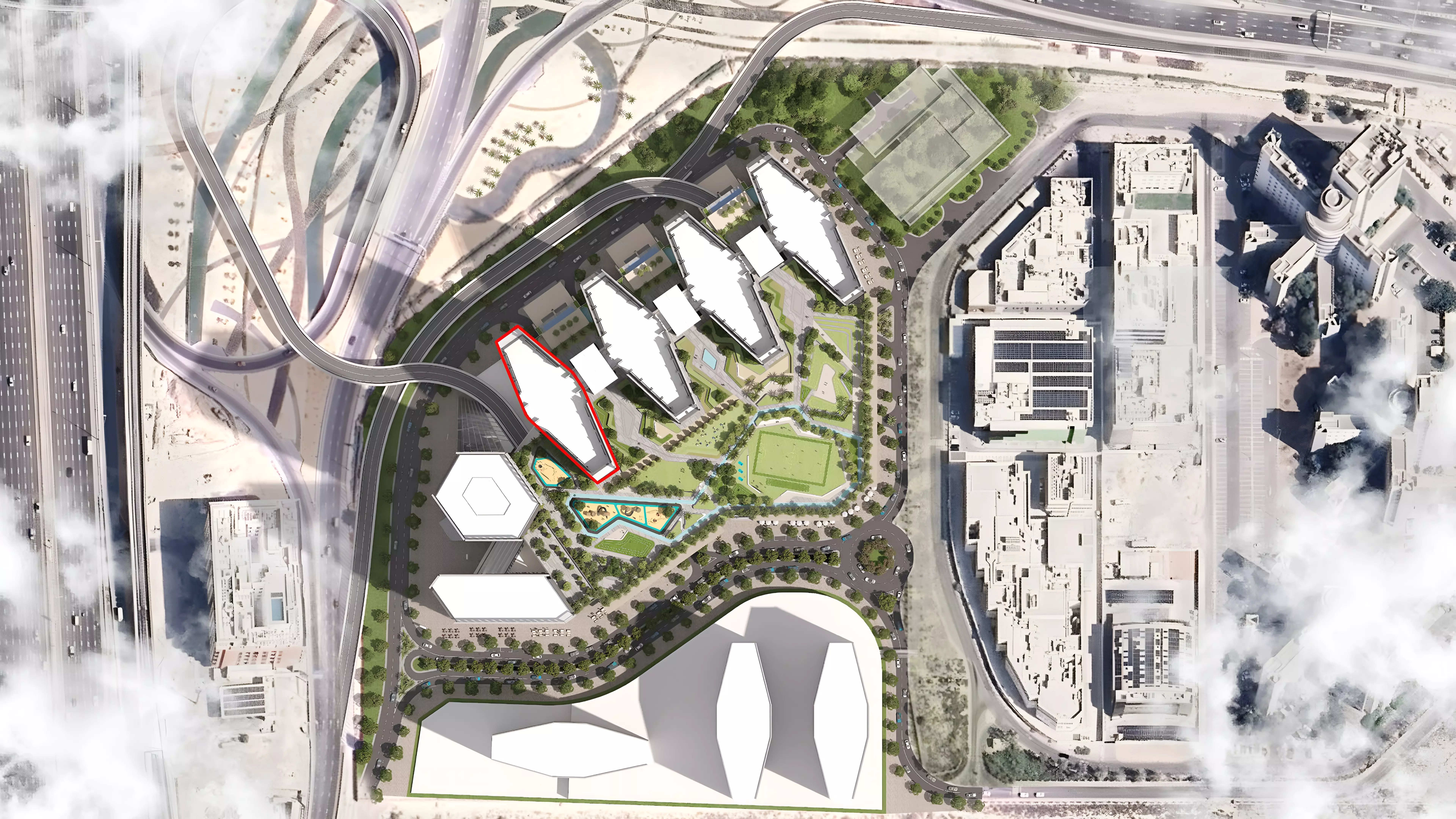 image of Sobha Central Phase 1 by Sobha Realty, Dubai,Jebel Ali,Sobha Central — [1]