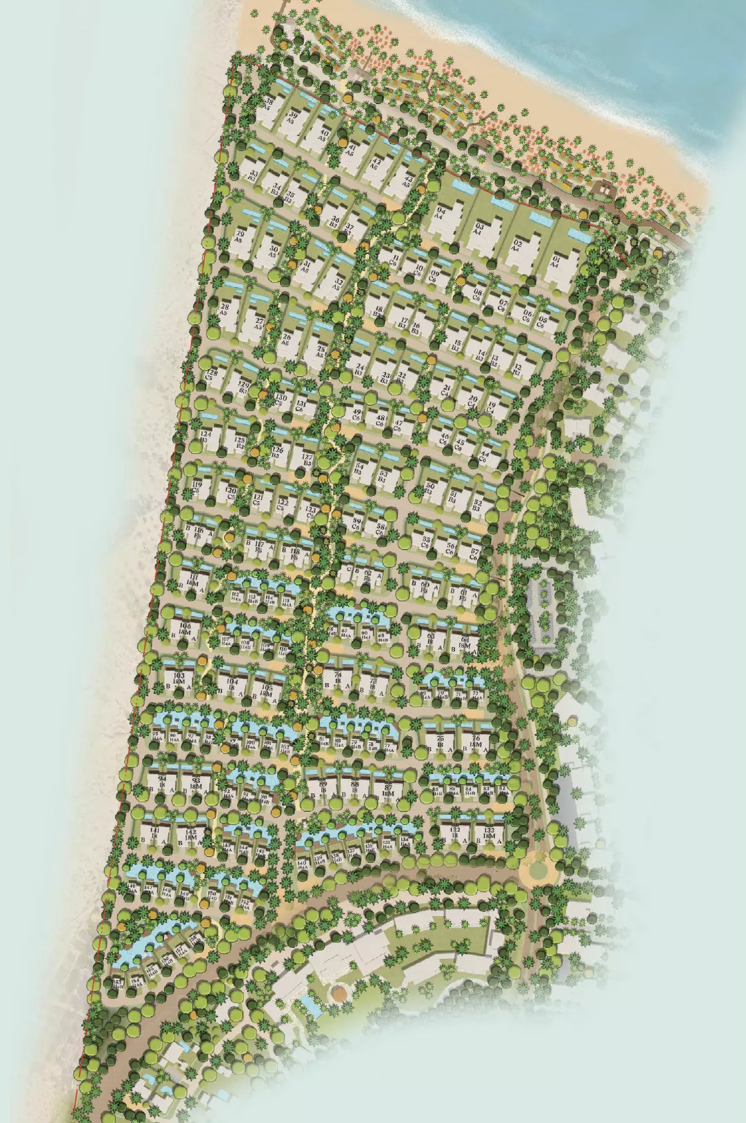 عرض المخطط الرئيسي للمشروع