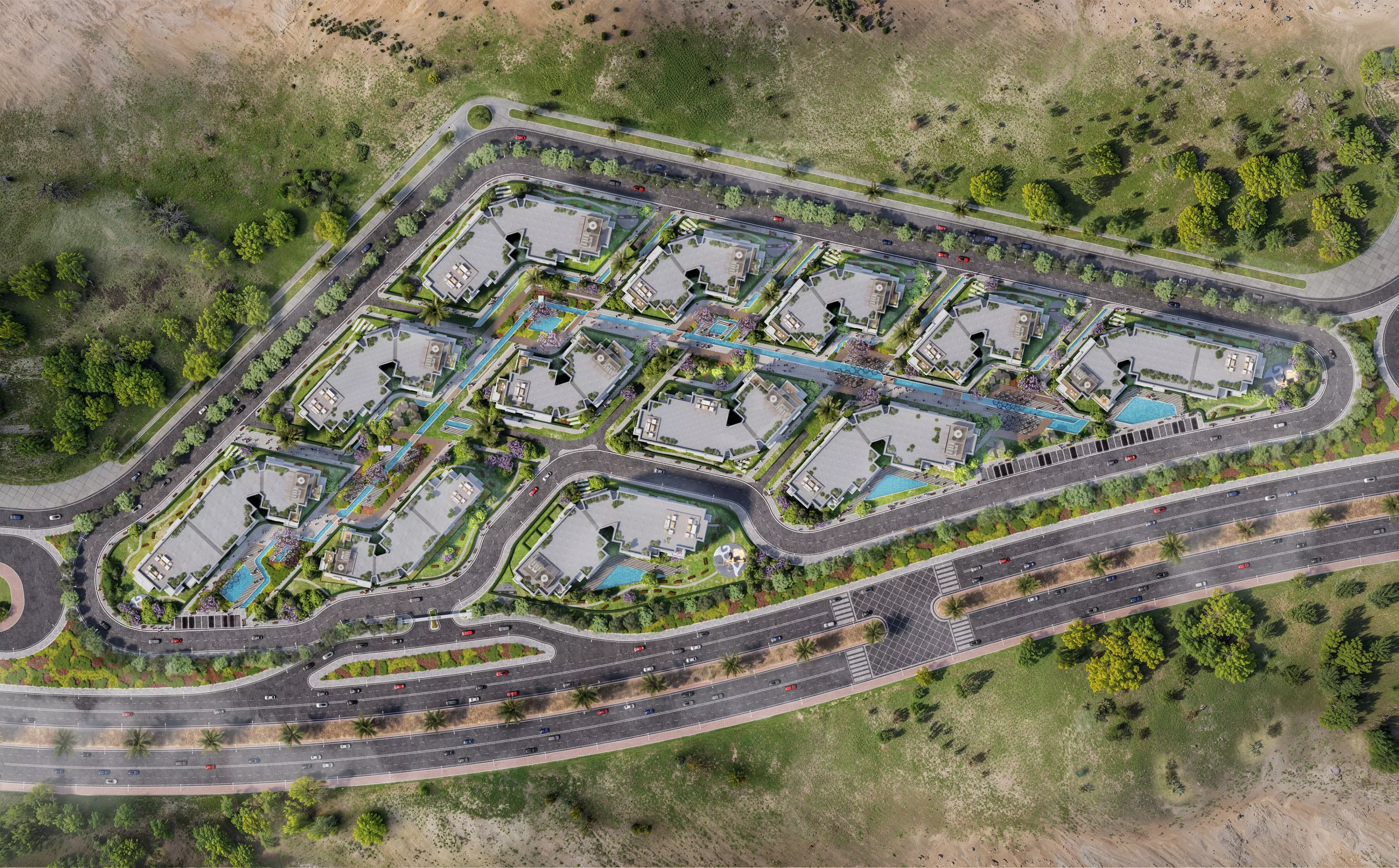 عرض المخطط الرئيسي للمشروع