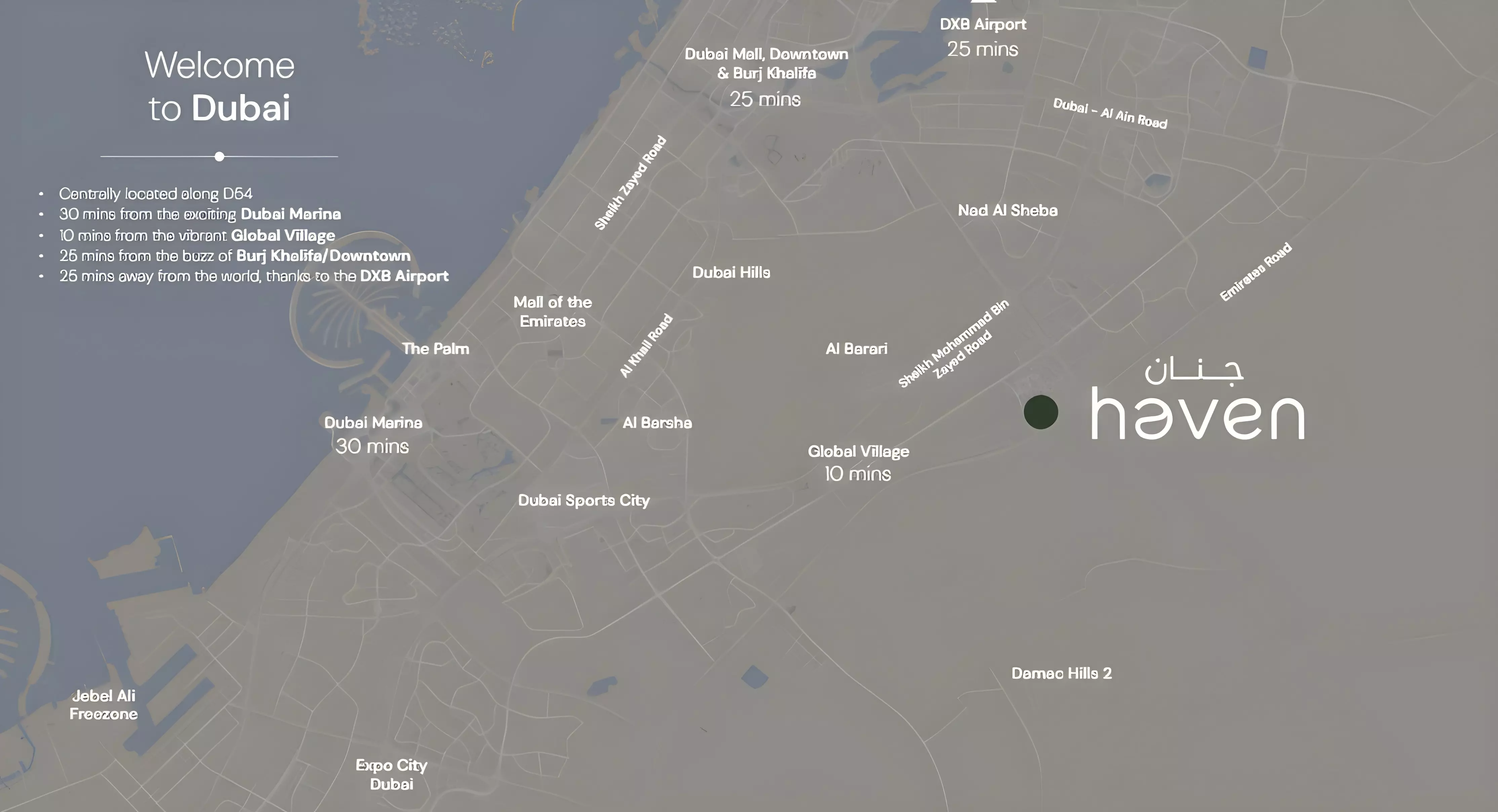 صورة لمشروع هافن الدار من تطوير الدار  العقارية في دبي,دبي لاند,هافن باي الدار - [1]