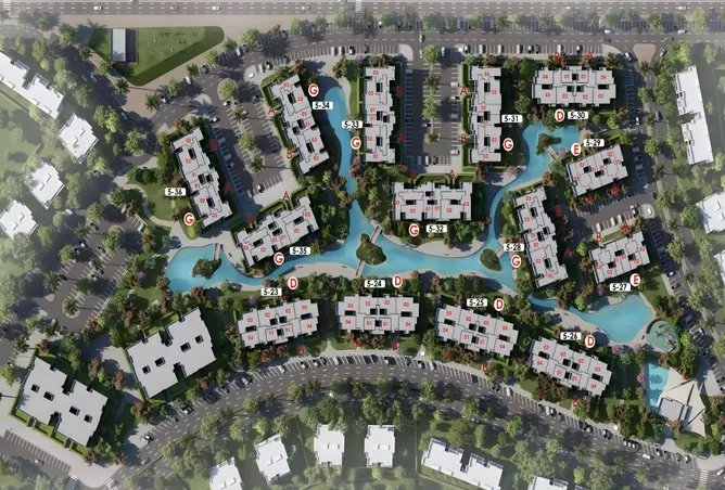 صورة لمشروع كليو ووتر ريزيدنسز من تطوير بالم هيلز في القاهرة, مدينة القاهرة الجديدة, التجمع الخامس, كمبوندات التجمع الخامس, بالم هيلز نيو كايرو - [3]