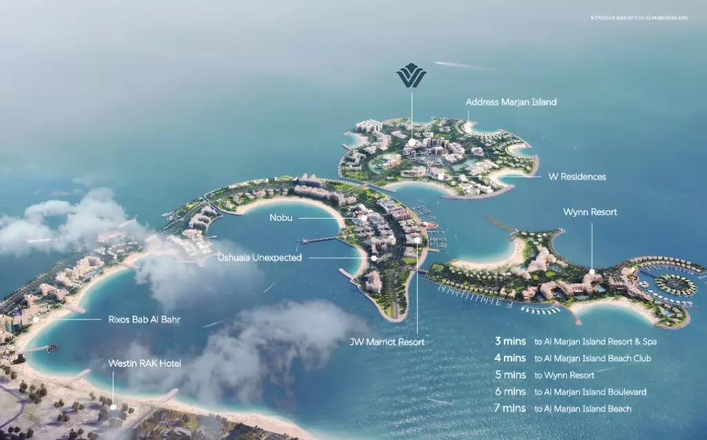 image of Wyndham Residences by Divine one group, Ras Al Khaimah, Al Marjan Island — [1]