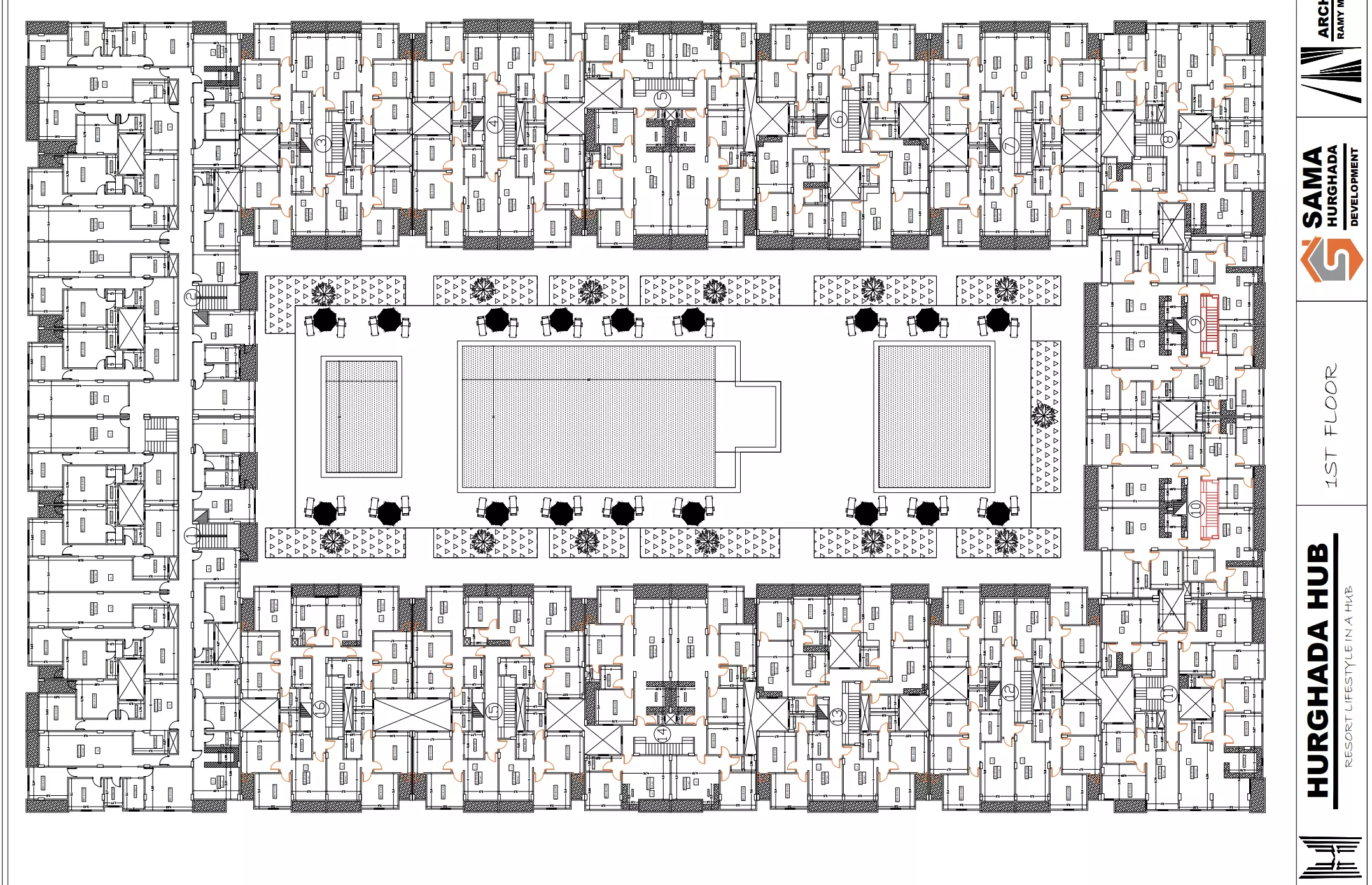 image of Hurghada Hub by Sama Development, Red Sea,Hurghada,Intercontinental District,Hurghada Hub — [1]