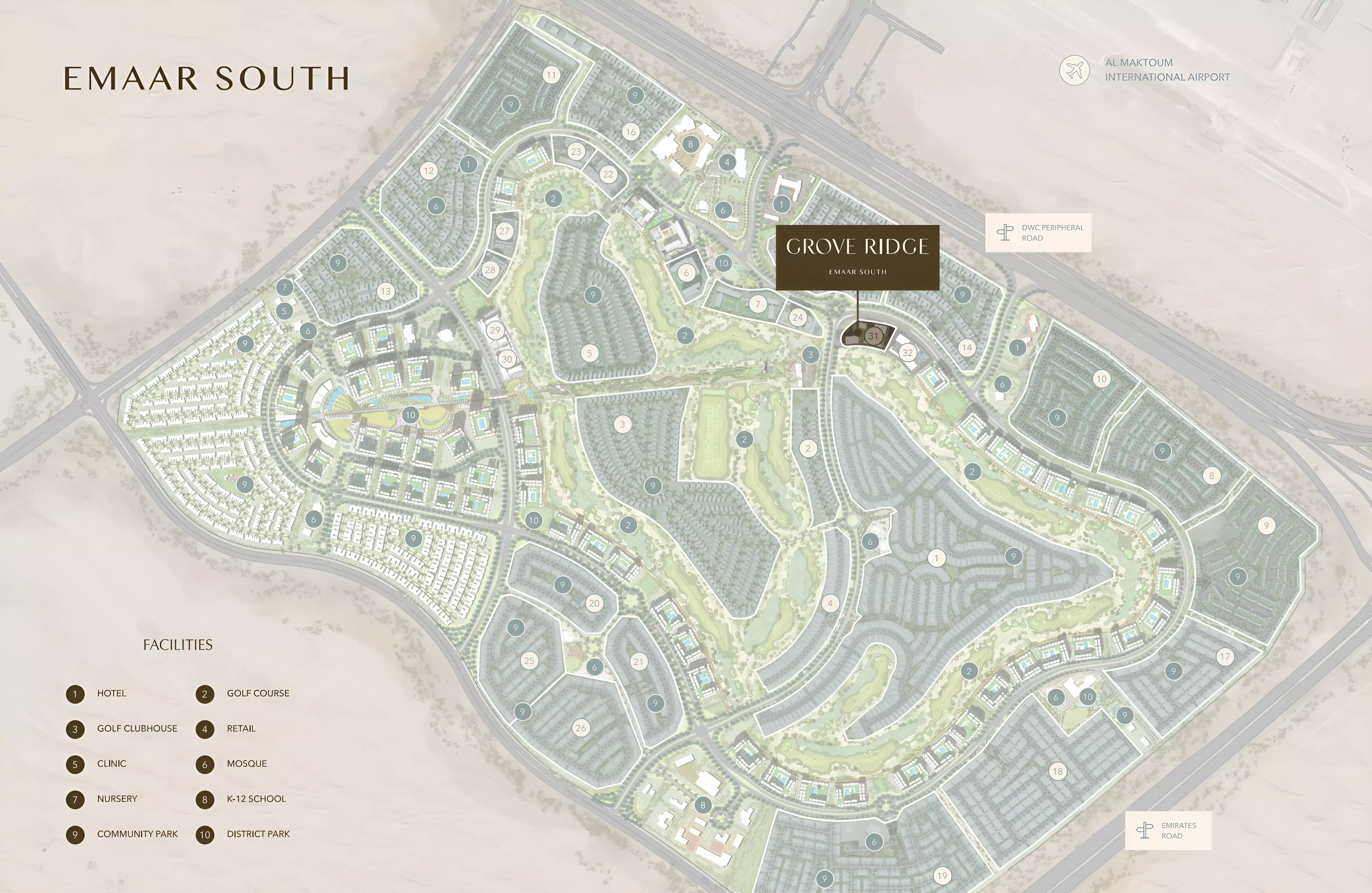 image of Grove Ridge by Emaar Properties, Dubai, Dubai South (Dubai World Central), EMAAR South, Grove Ridge — [1]