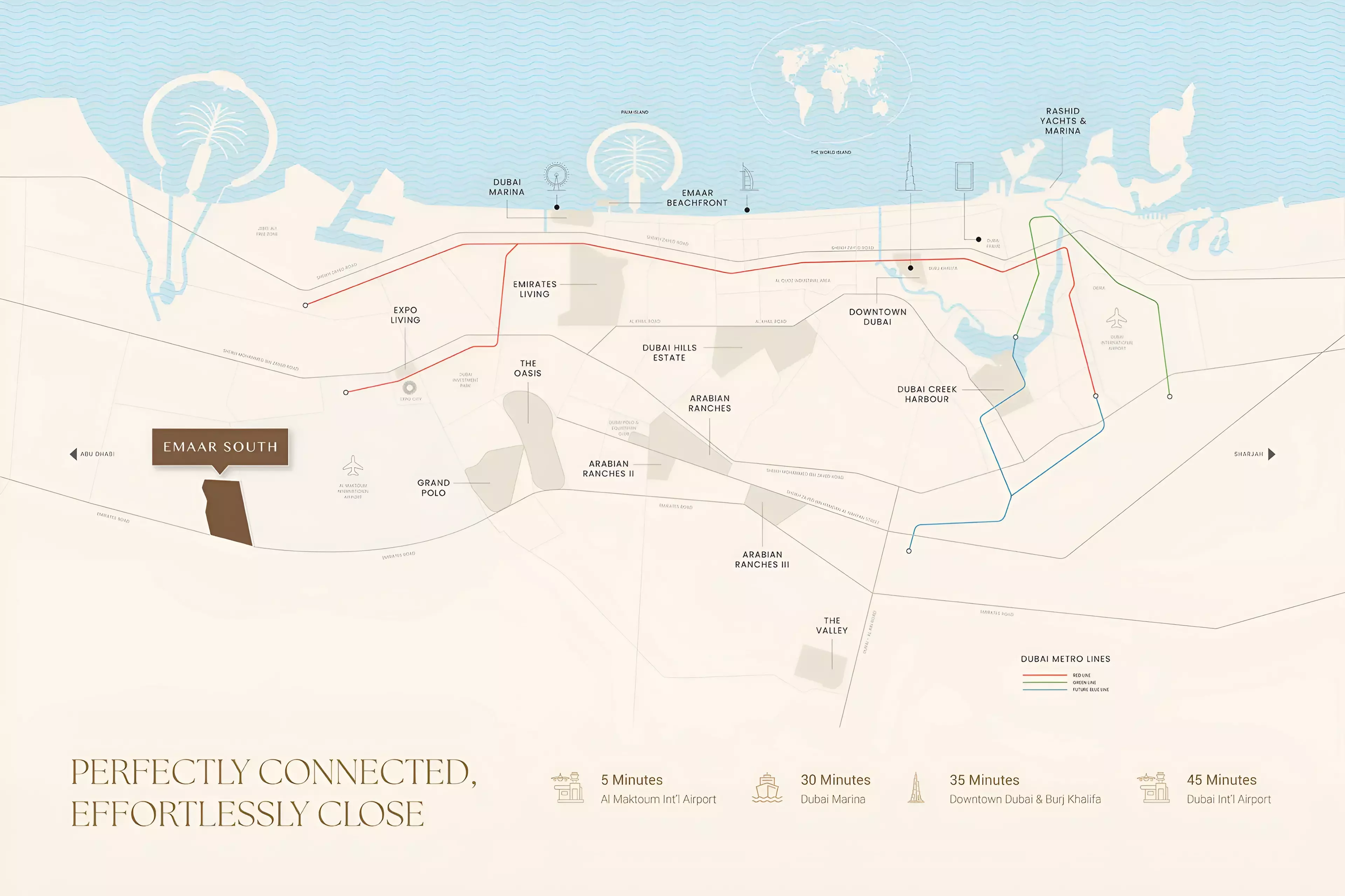 صورة لمشروع ملاعب الغولف من تطوير إعمار العقارية في دبي, دبي الجنوب (مركز دبي العالمي), اعمار الجنوبية - [1]