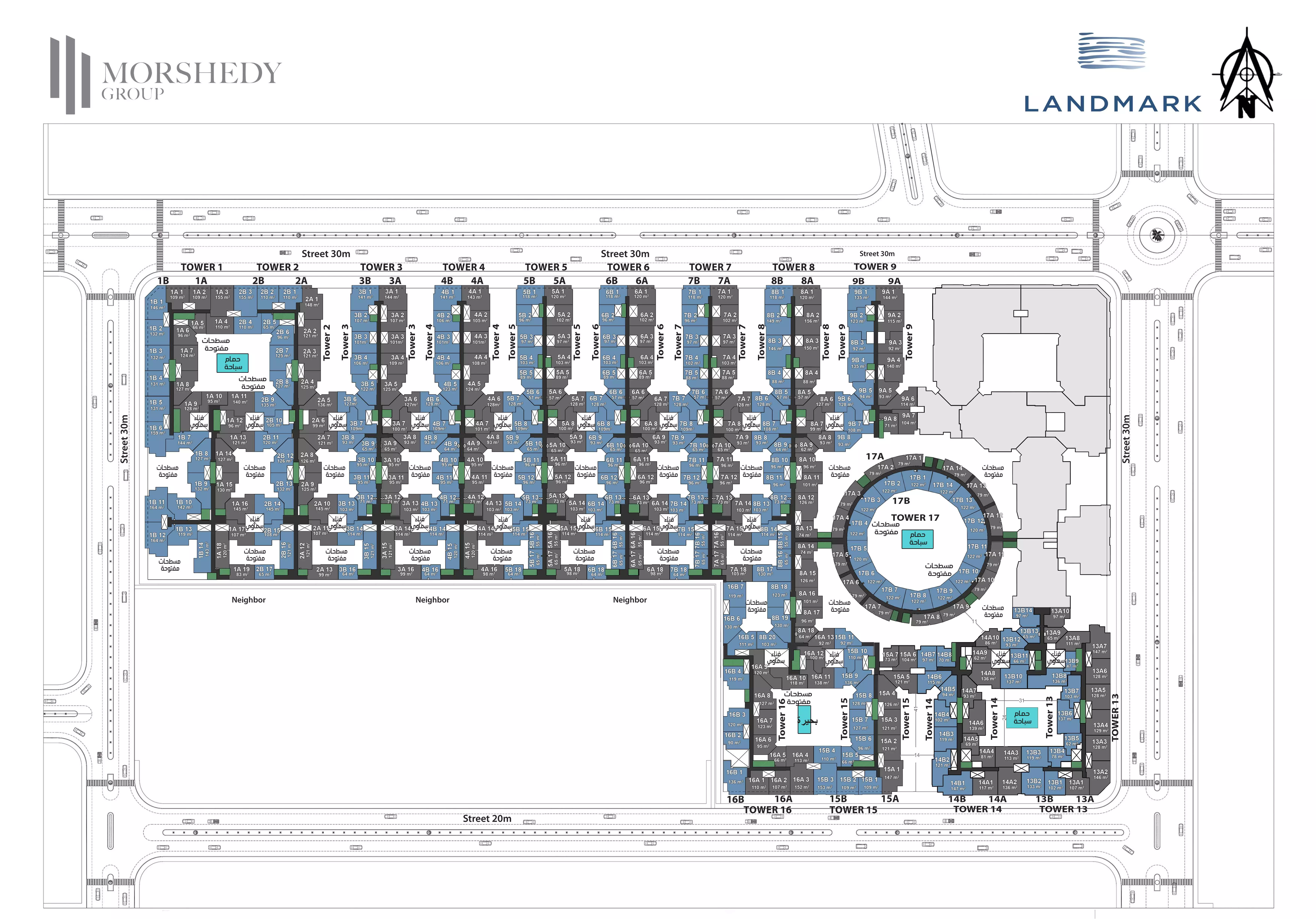 image of Landmark by Morshedy Group, Cairo, Nasr City, Nasr City Compounds, Landmark — [1]