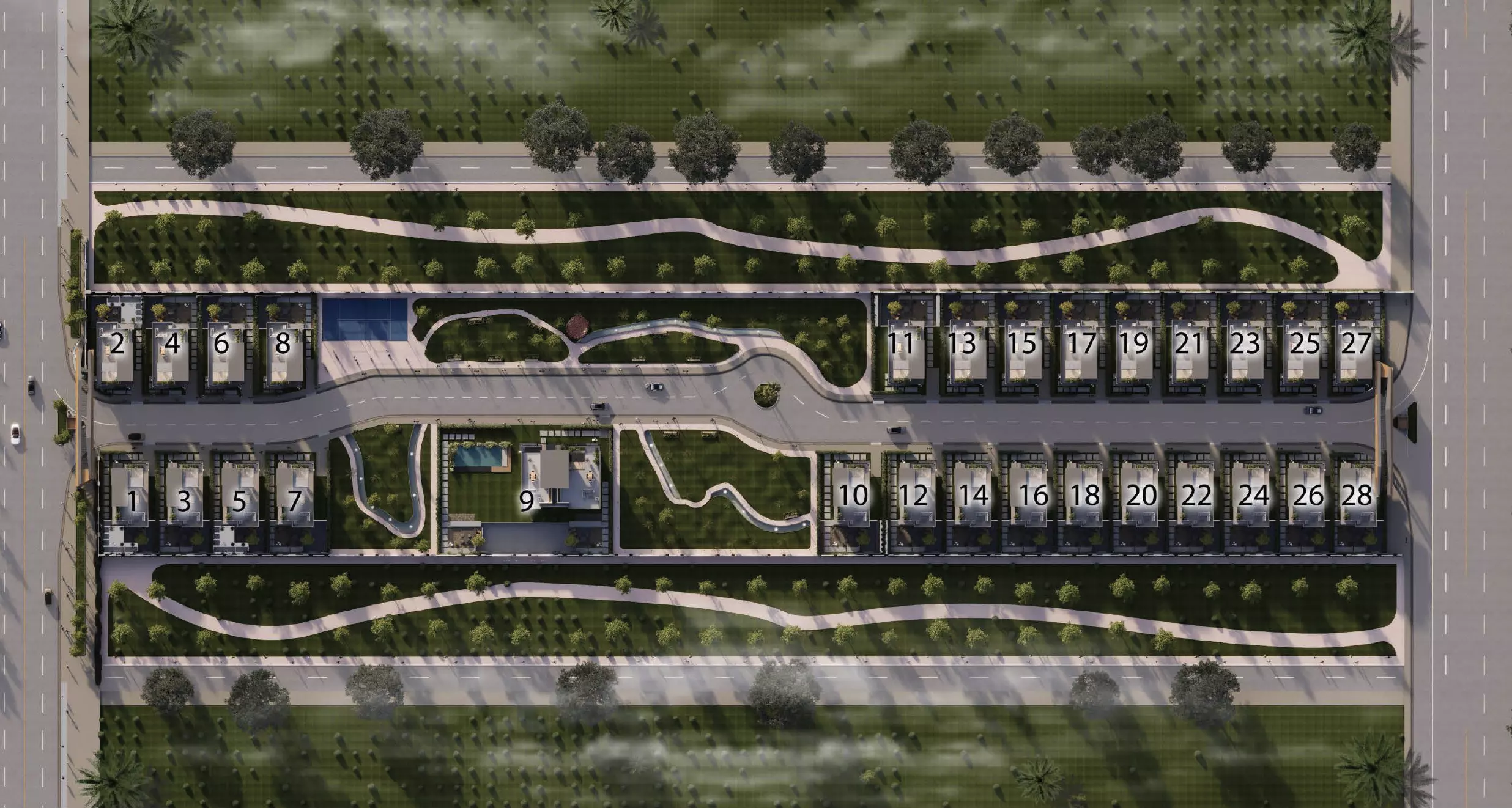 عرض المخطط الرئيسي للمشروع