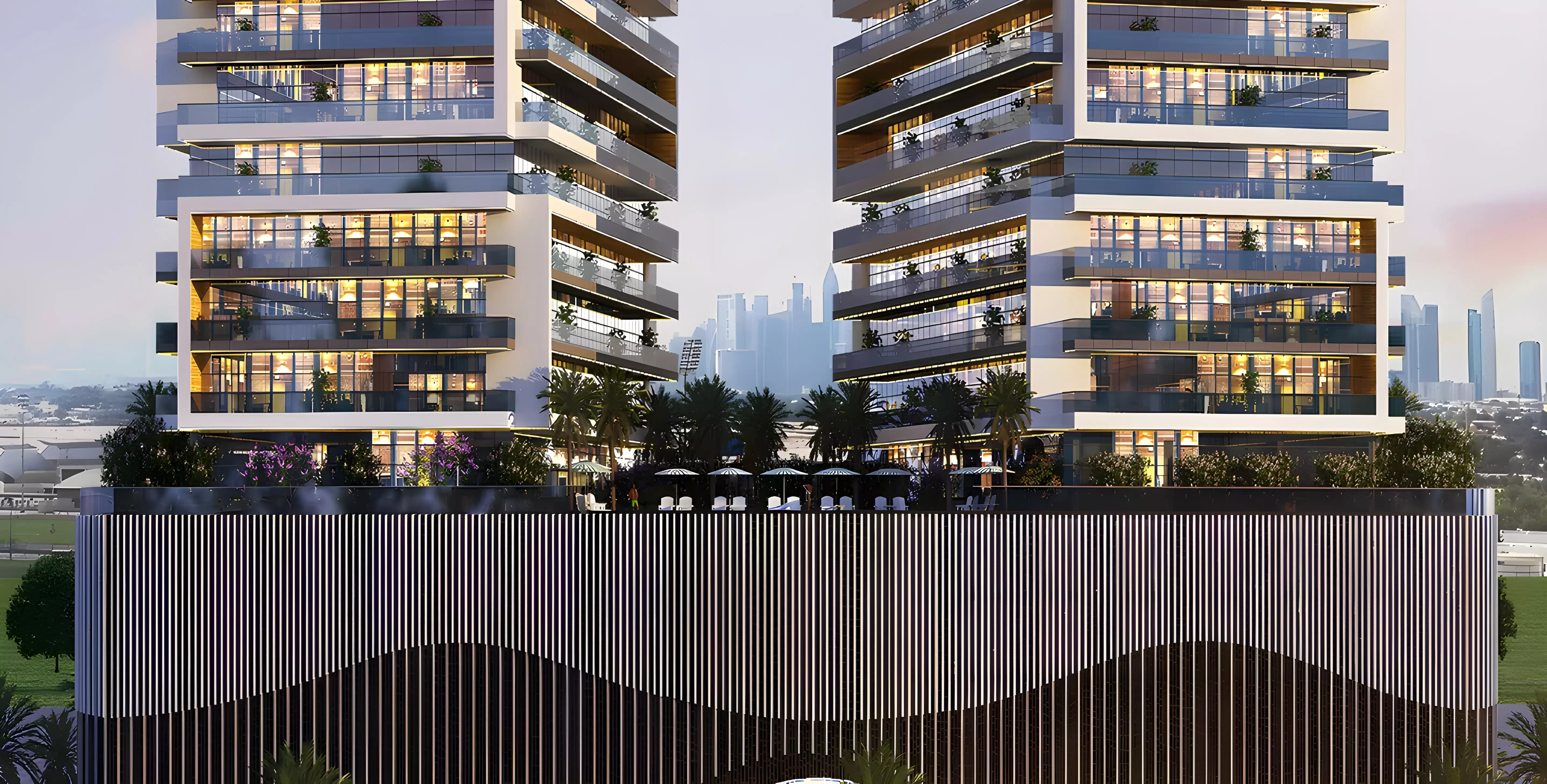 Noble Crest - off-plan apartment by Almahamid Development Real Estate in Jumeirah Village Circle
