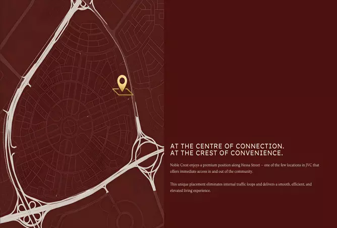 image of Noble Crest by Almahamid Development Real Estate, Dubai,Jumeirah Village Circle — [3]