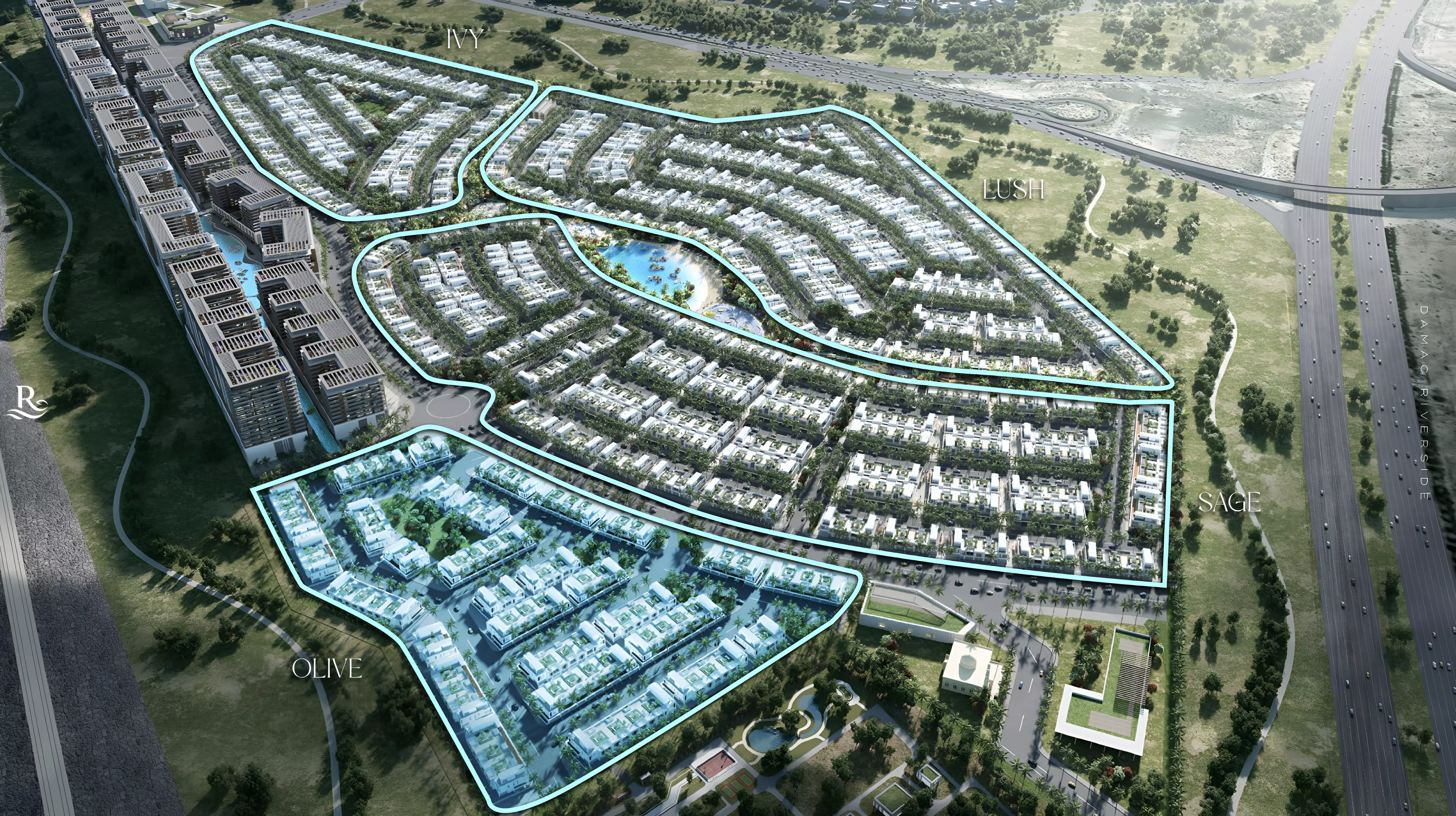 image of Damac Riverside - Olive by Damac Properties, Dubai, Dubai Investment Park (DIP), Dubai Investment Park 2 (DIP 2), Damac Riverside Views Olive — [1]