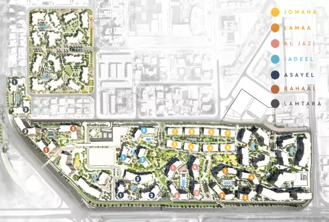 صورة لمشروع جومانا من تطوير مِراس في دبي, أم سقيم, مدينة جميرا ليفينج, جمانه - [3]