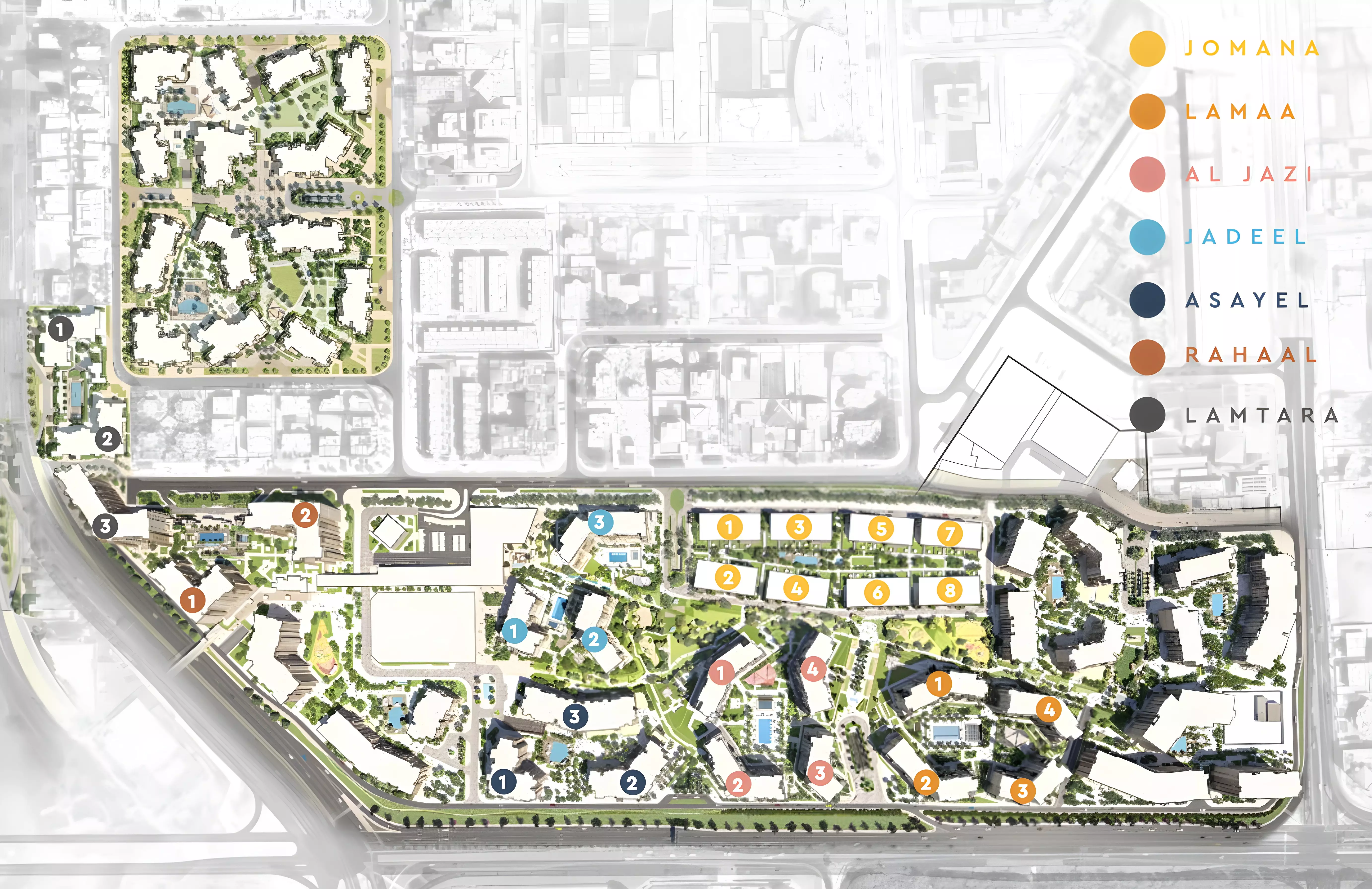 صورة لمشروع جومانا من تطوير مِراس في دبي, أم سقيم, مدينة جميرا ليفينج, جمانه - [1]