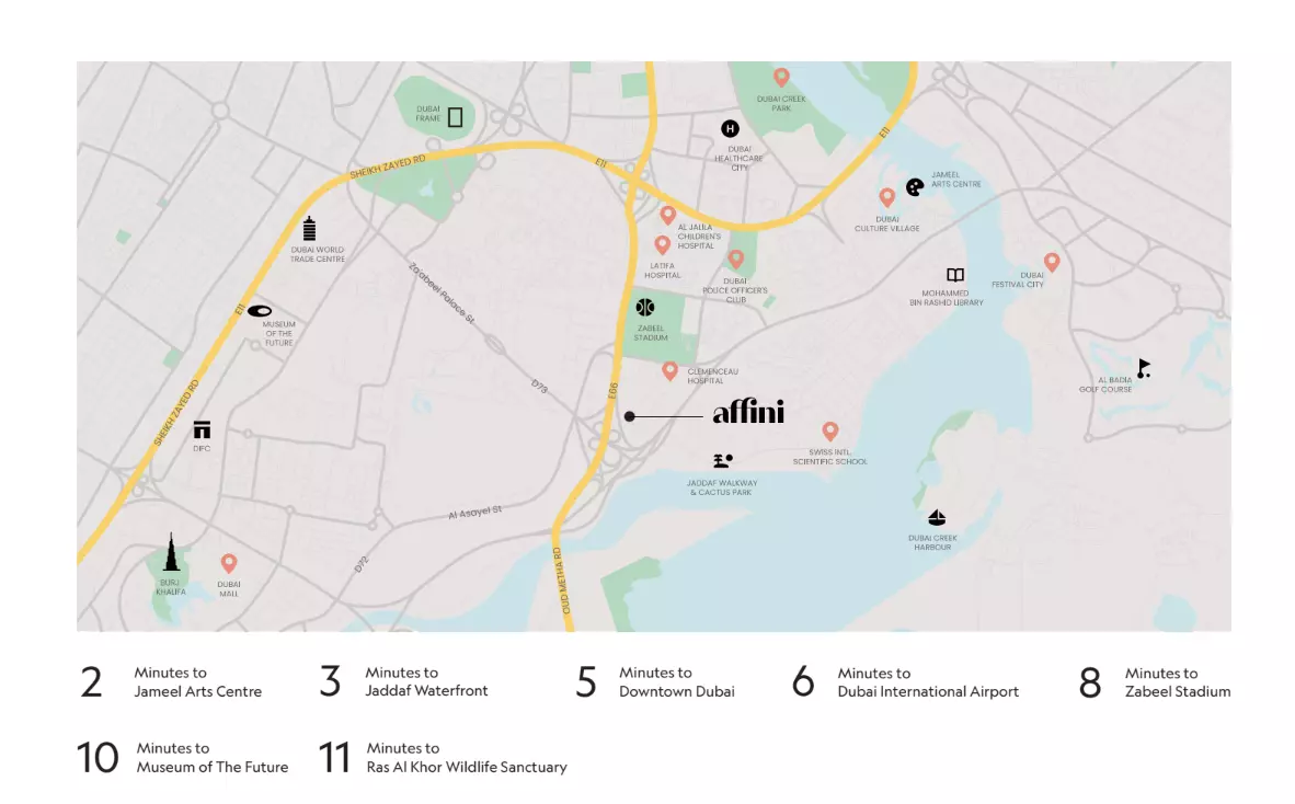 image of Affini Tribute Portfolio Residences by Hamrk Real Estate Development, Dubai,Al Jaddaf,Affini Tribute Portfolio Residences — [1]