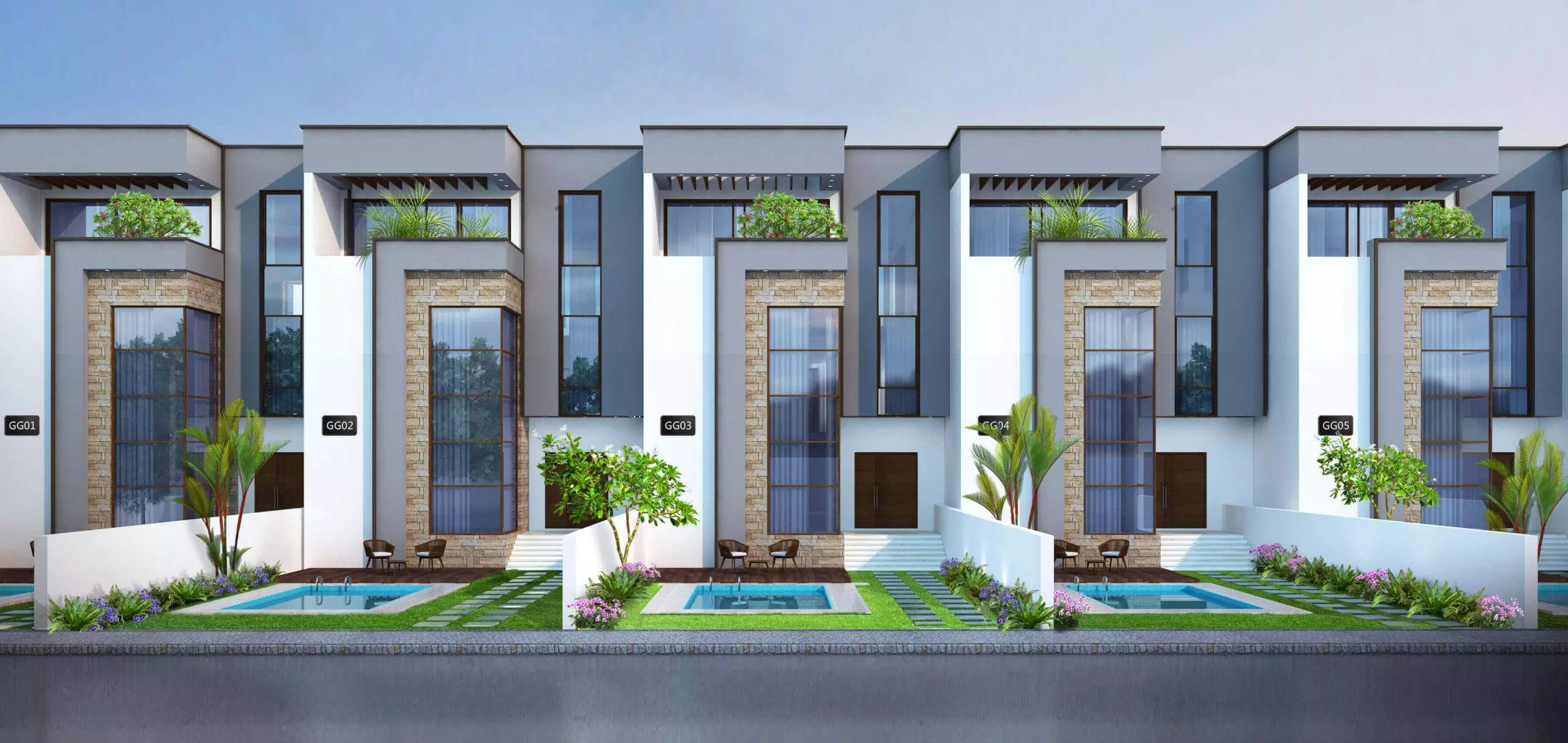 Grand Glow - off-plan townhouse by Aizn Developers in Grand Glow