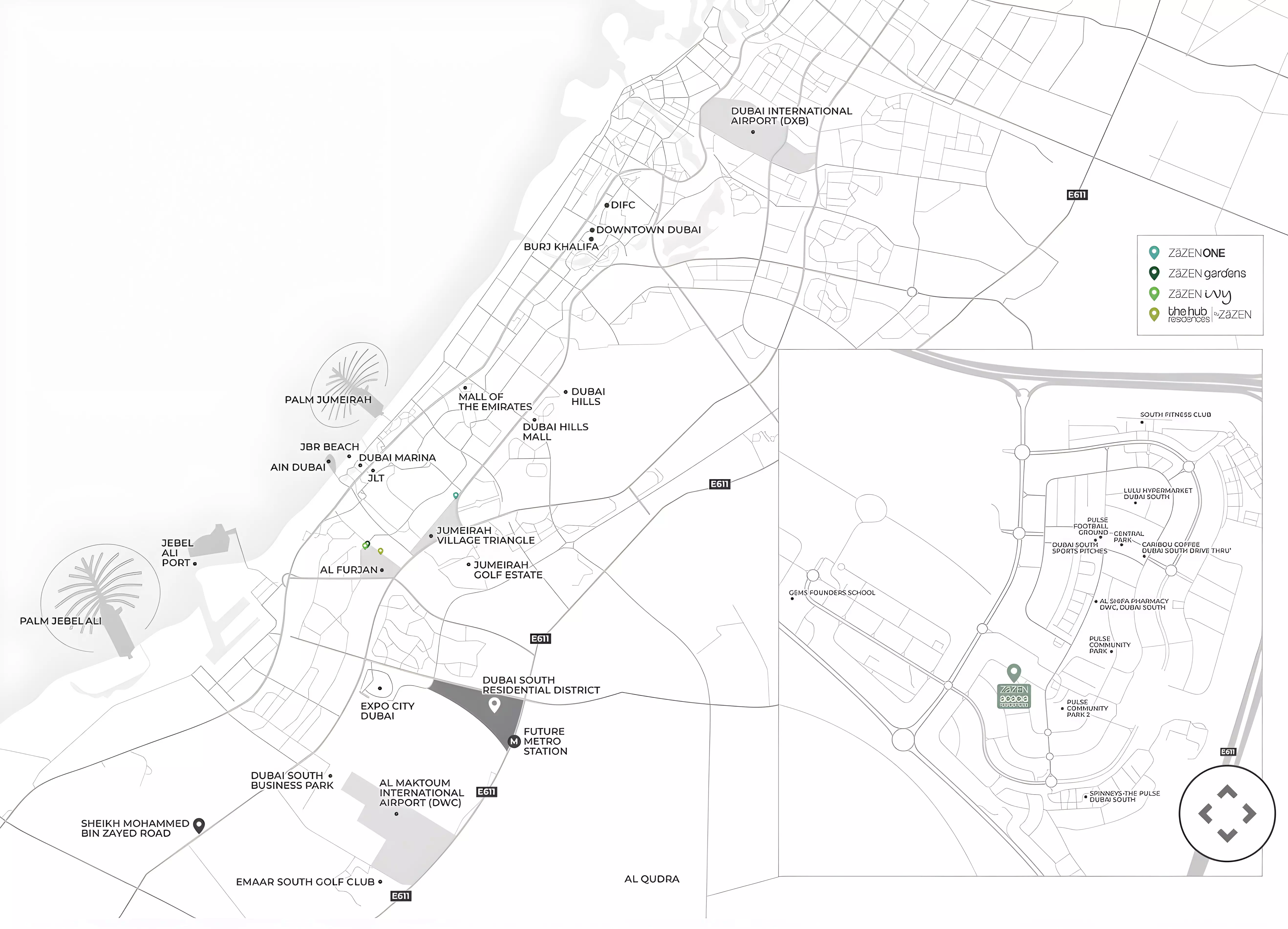 صورة لمشروع أكاسيا ريزيدنسز من تطوير Zazen Properties في دبي, دبي الجنوب (مركز دبي العالمي) - [1]