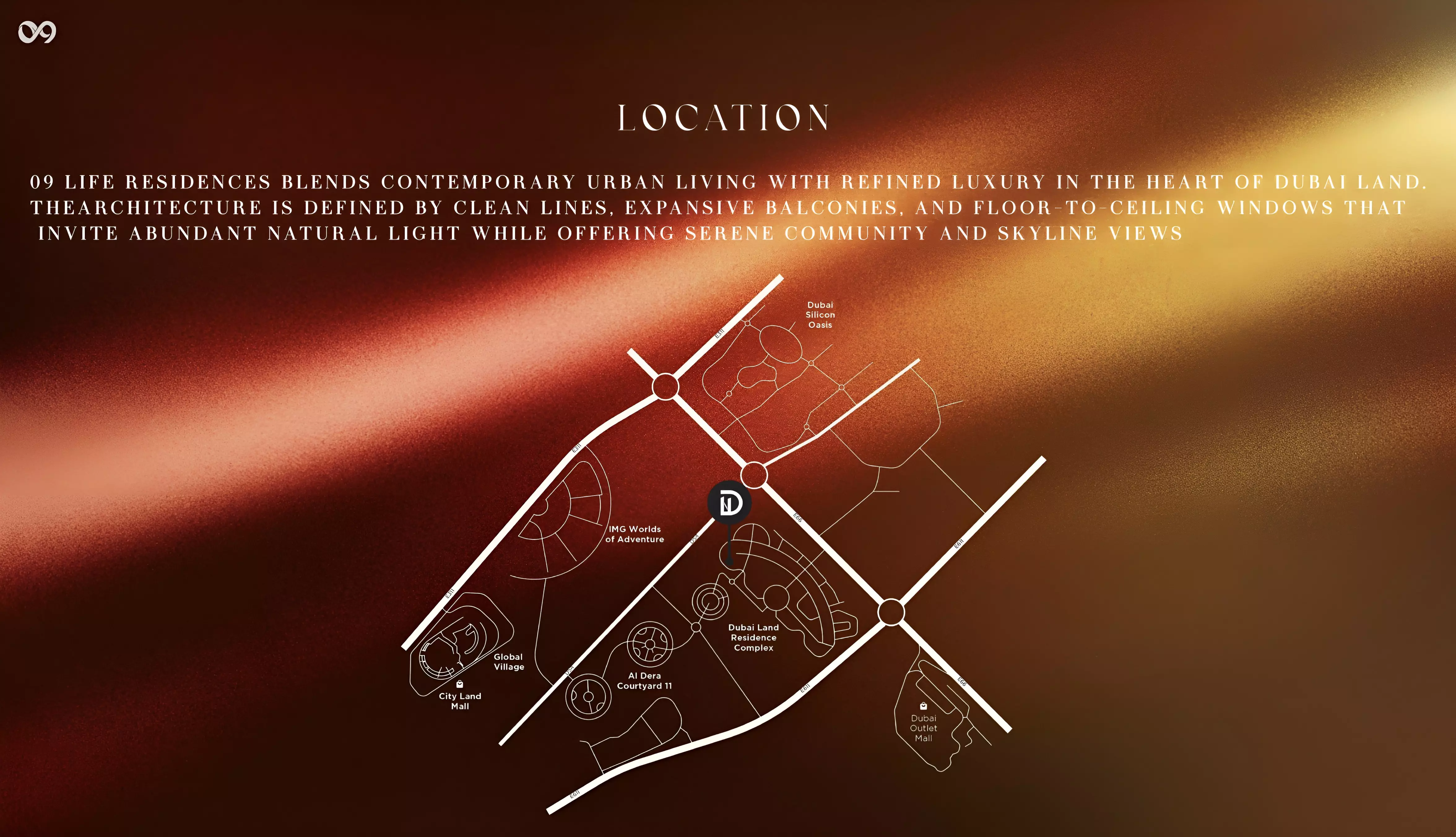 صورة لمشروع 09 لايف ريزيدنسز من تطوير Deniz Development في دبي, دبي لاند, مجمع دبي ريزيدنس - [1]