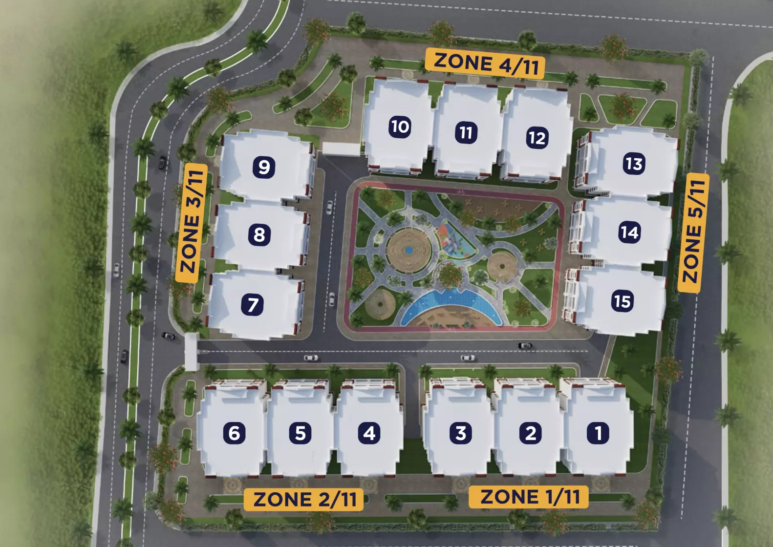 عرض المخطط الرئيسي للمشروع