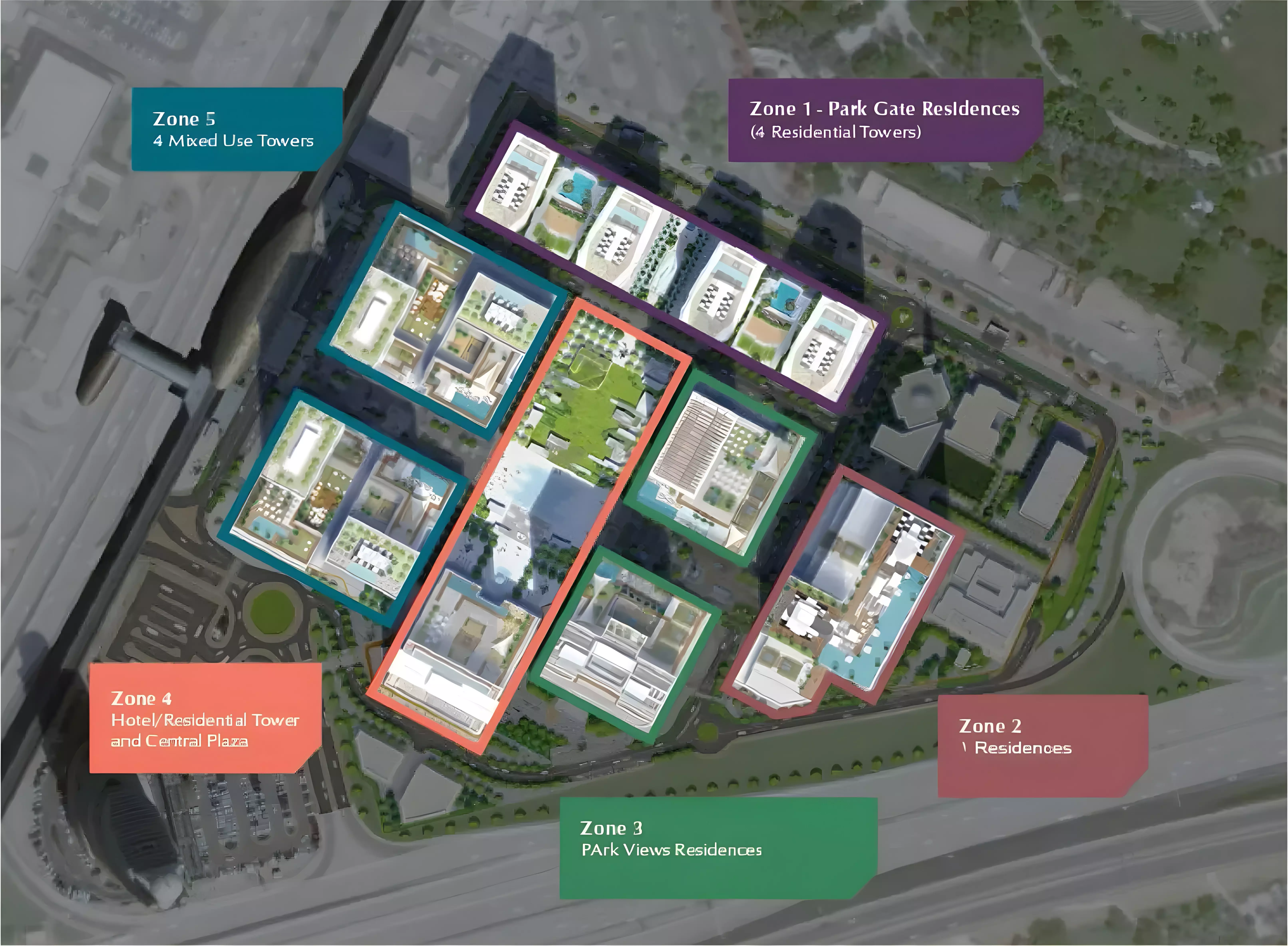 image of Park Views Residences by Wasl Properties, Dubai,Bur Dubai,Al Kifaf,Park Views Residences — [1]