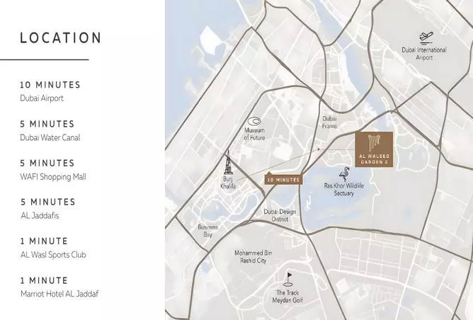 صورة لمشروع 2 مبنى حدائق الوليد من تطوير Al Waleed Real Estate في دبي,الجداف,حديقة الوليد,حديقة الوليد 2 - [3]