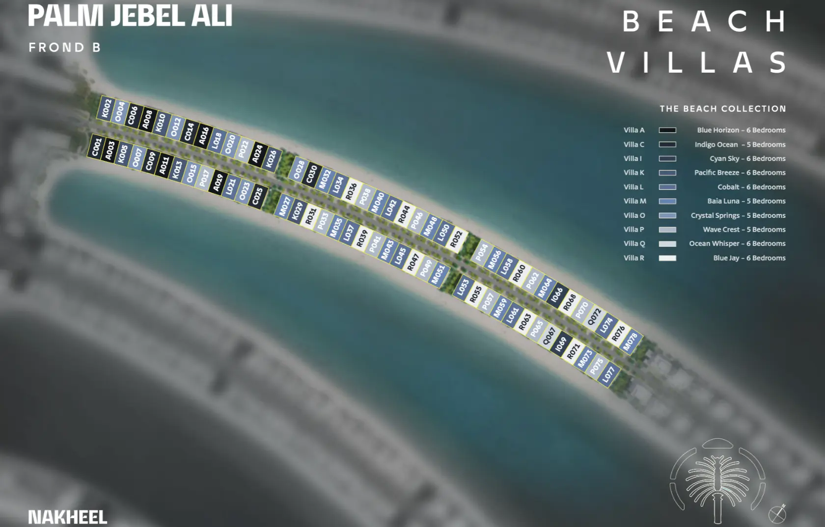 image of Palm Jebel Ali - The Beach And Coral Collection Frond B by Nakheel, Dubai,Palm Jebel Ali — [1]