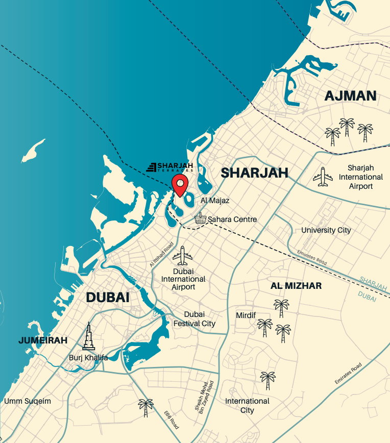 Sharjah Terraces master plan 3 Master plan 3
