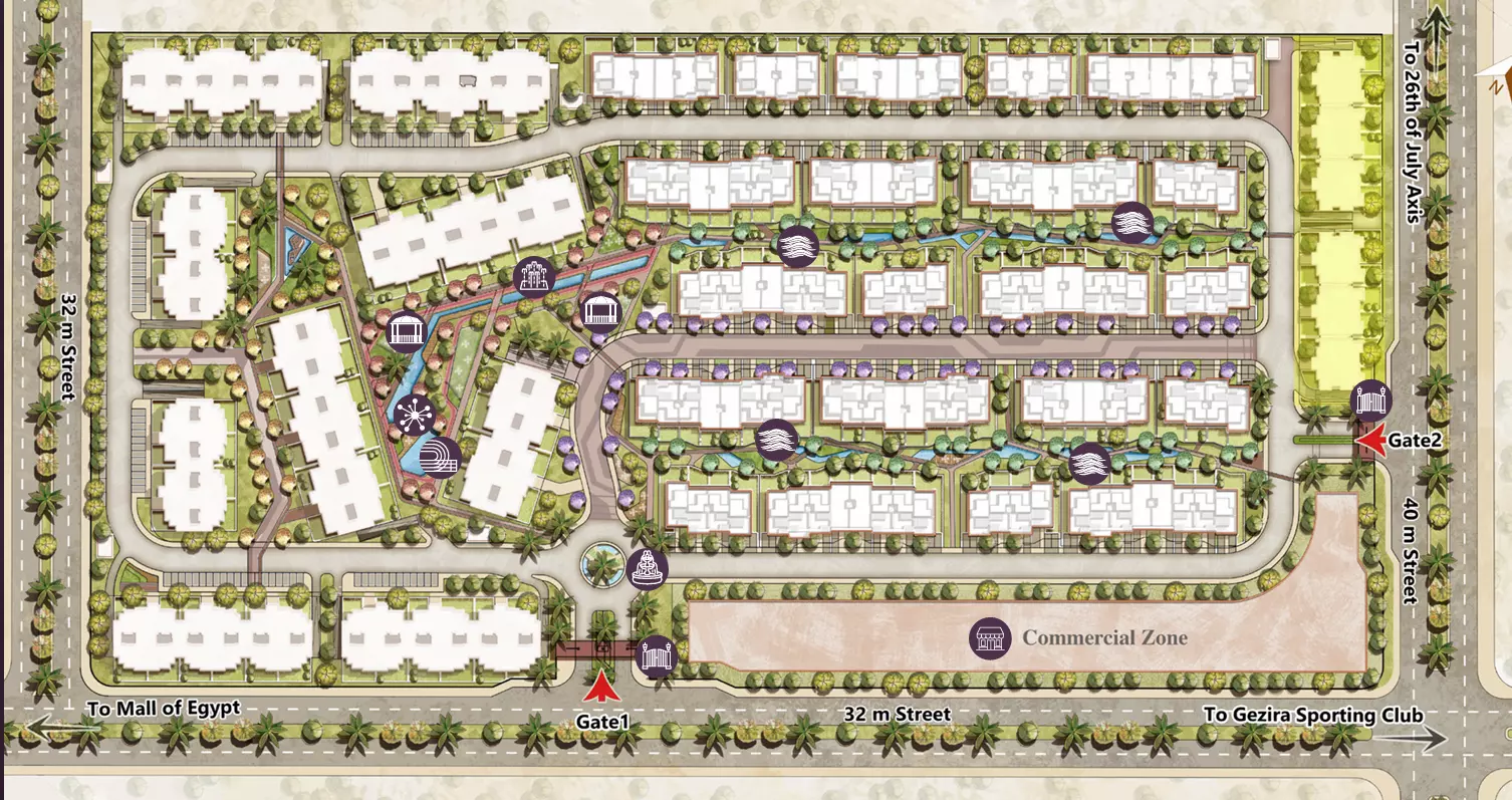 صورة لمشروع سباير كلوب هيلز من تطوير Housing and Development Company for Real Estate في الجيزة,مدينة 6 أكتوبر,محور 26 يوليو,كلوب هيلز - [1]