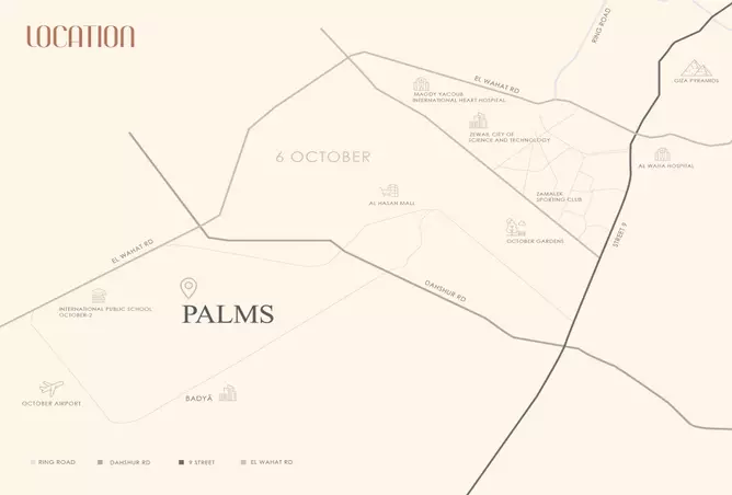 image of Palms by Morshedy Group, Giza, 6 October City, Al Wahat Road, Palms — [3]