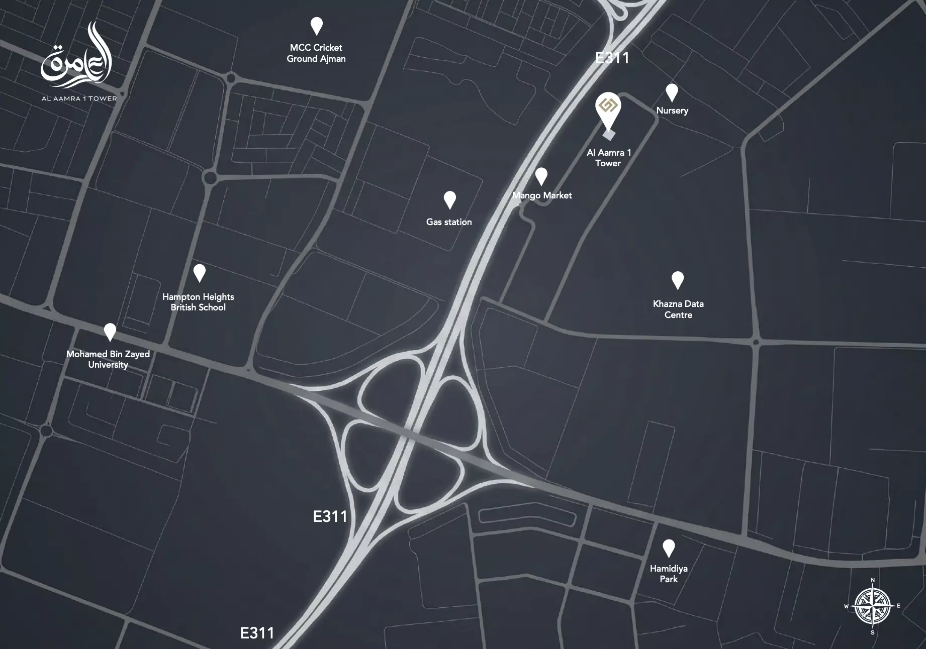 image of Al Aamra Tower 1 by GJ Real Estate, Ajman — [1]