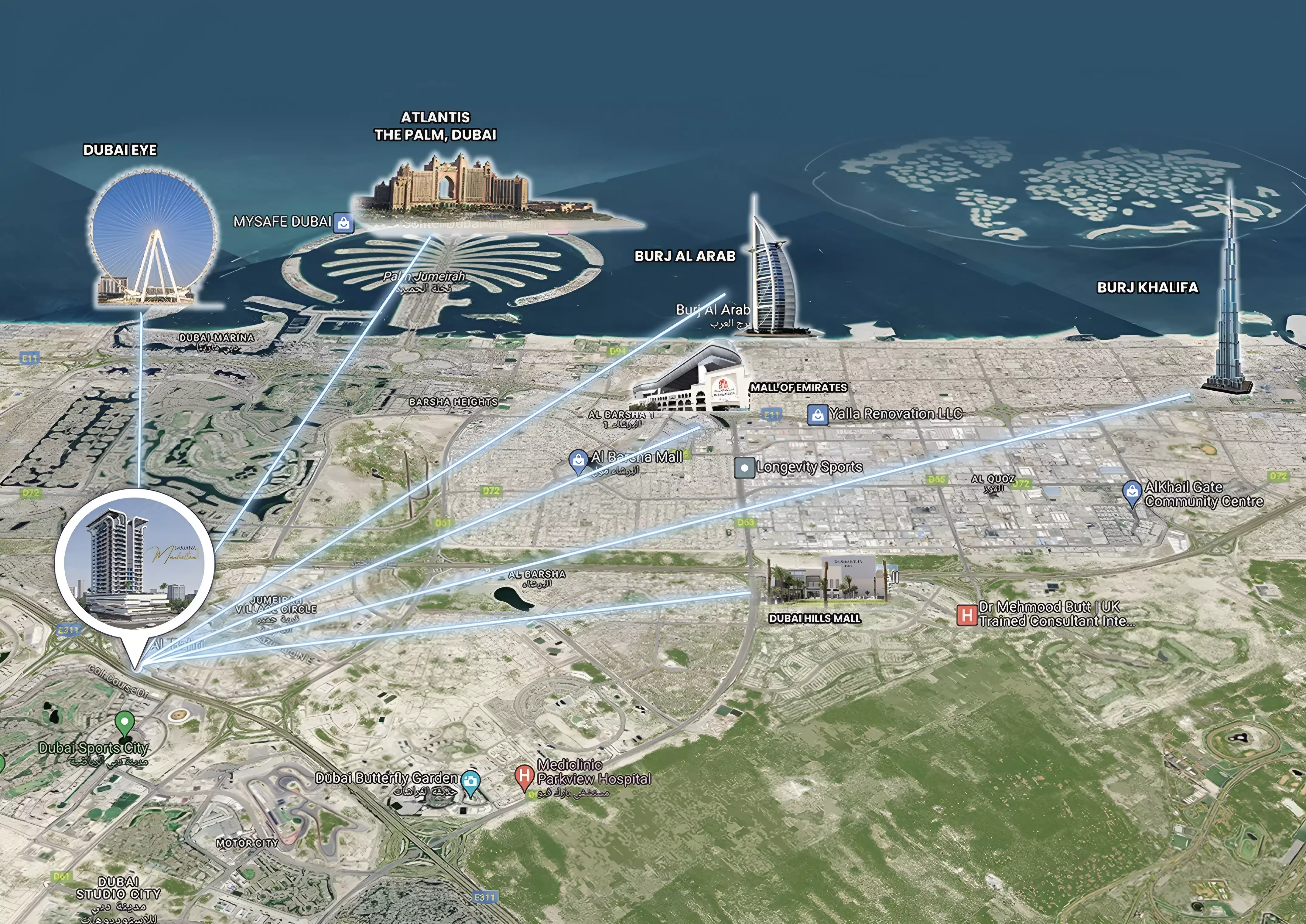 image of Samana Manhattan Phase 2 by Samana Developers, Dubai, Jumeirah Village Circle, District 12, Samana Manhattan 2 — [1]