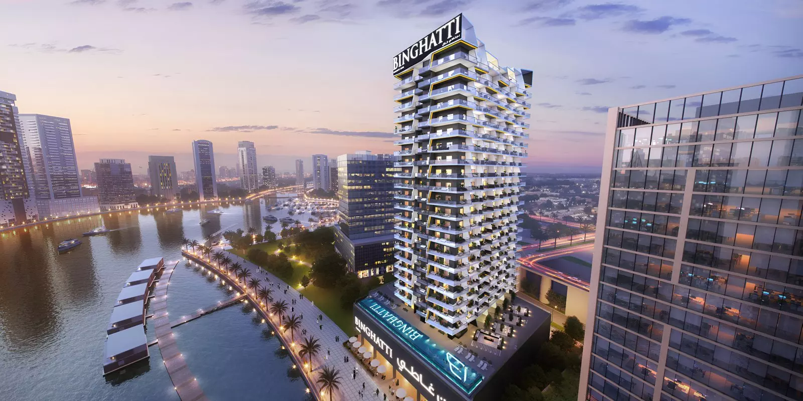 Binghatti Canal - off-plan apartment by Binghatti Developers in Binghatti Canal