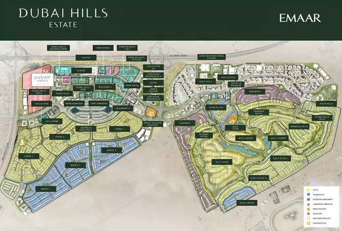 image of Parkside Views by Emaar Properties, Dubai, Dubai Hills Estate, Parkside Views — [3]