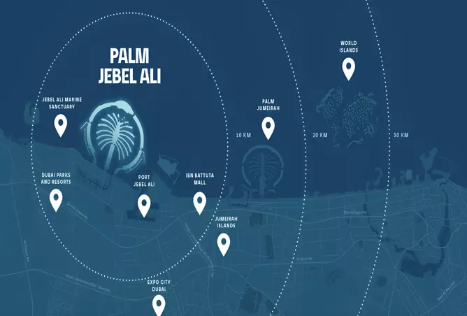 صورة لمشروع فلل كريستال سبرينغز من تطوير نخيل في دبي, نخلة جبل علي - [3]