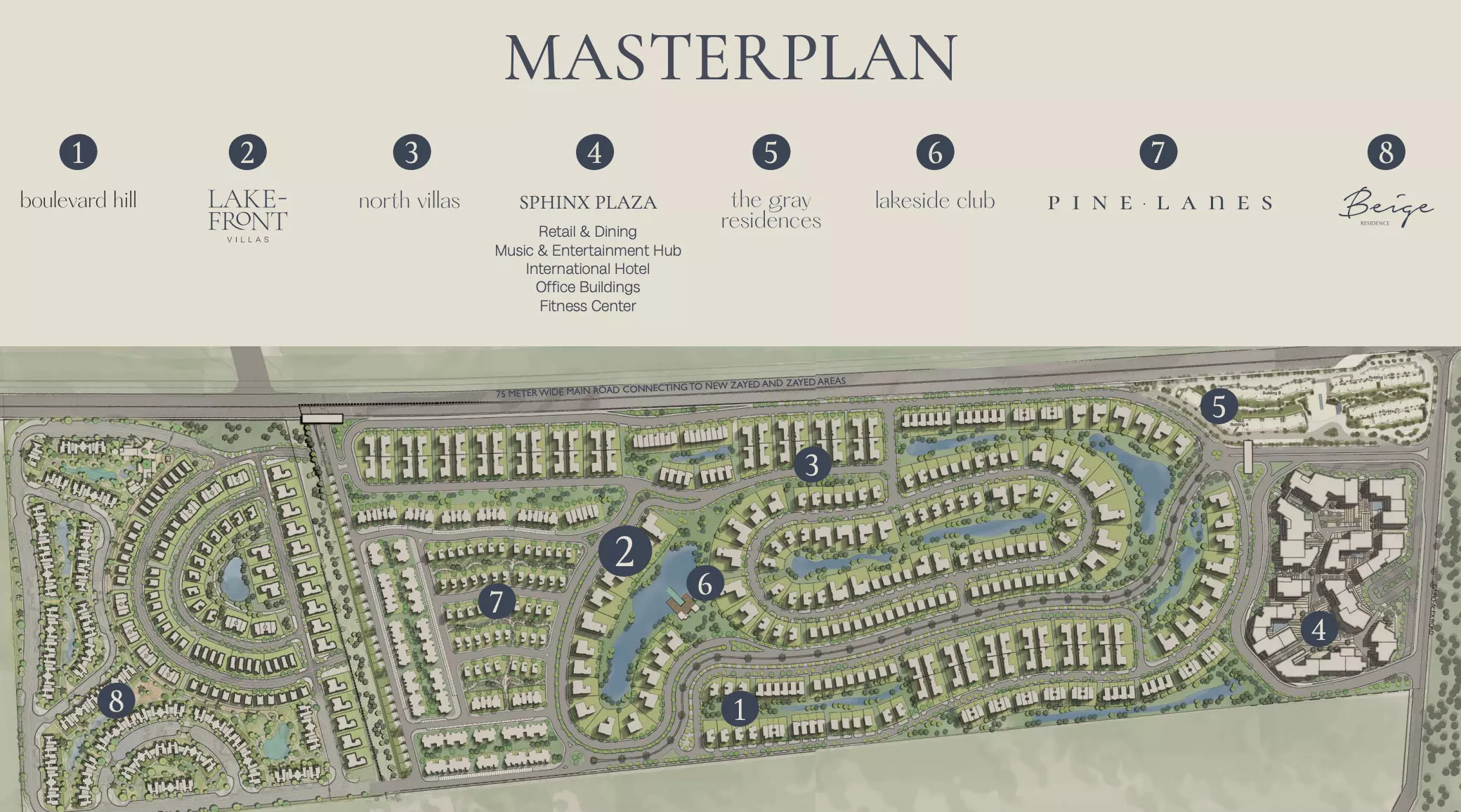 صورة لمشروع ليك فرونت فيلاز – هيلز أوف ون من تطوير بيبول آند بليسز للتطوير العقاري في الجيزة, الشيخ زايد, مدينة زايد الجديدة, هيلز أوف وان - [1]